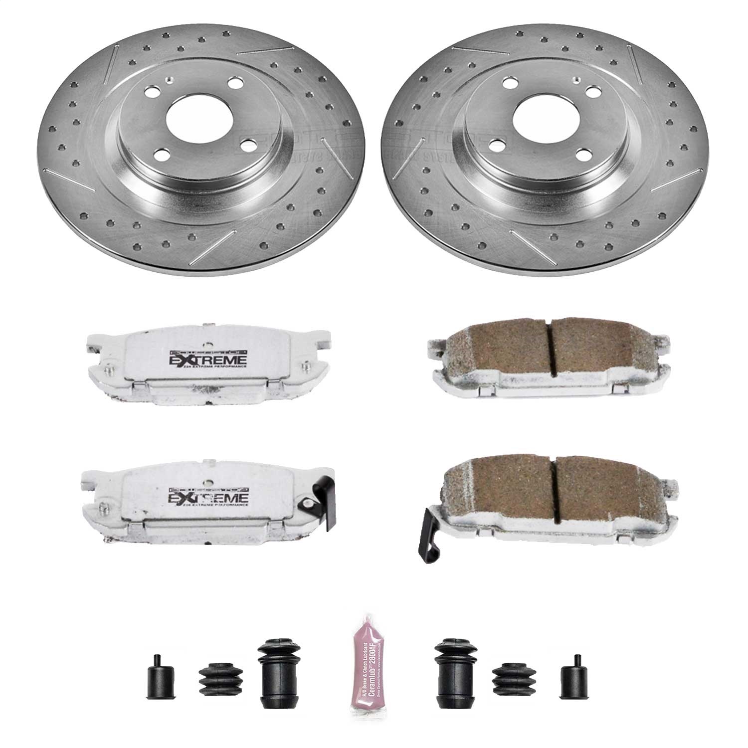 Power Stop - K5267-26 - Rear - Disc Brake Pad and Rotor Kit