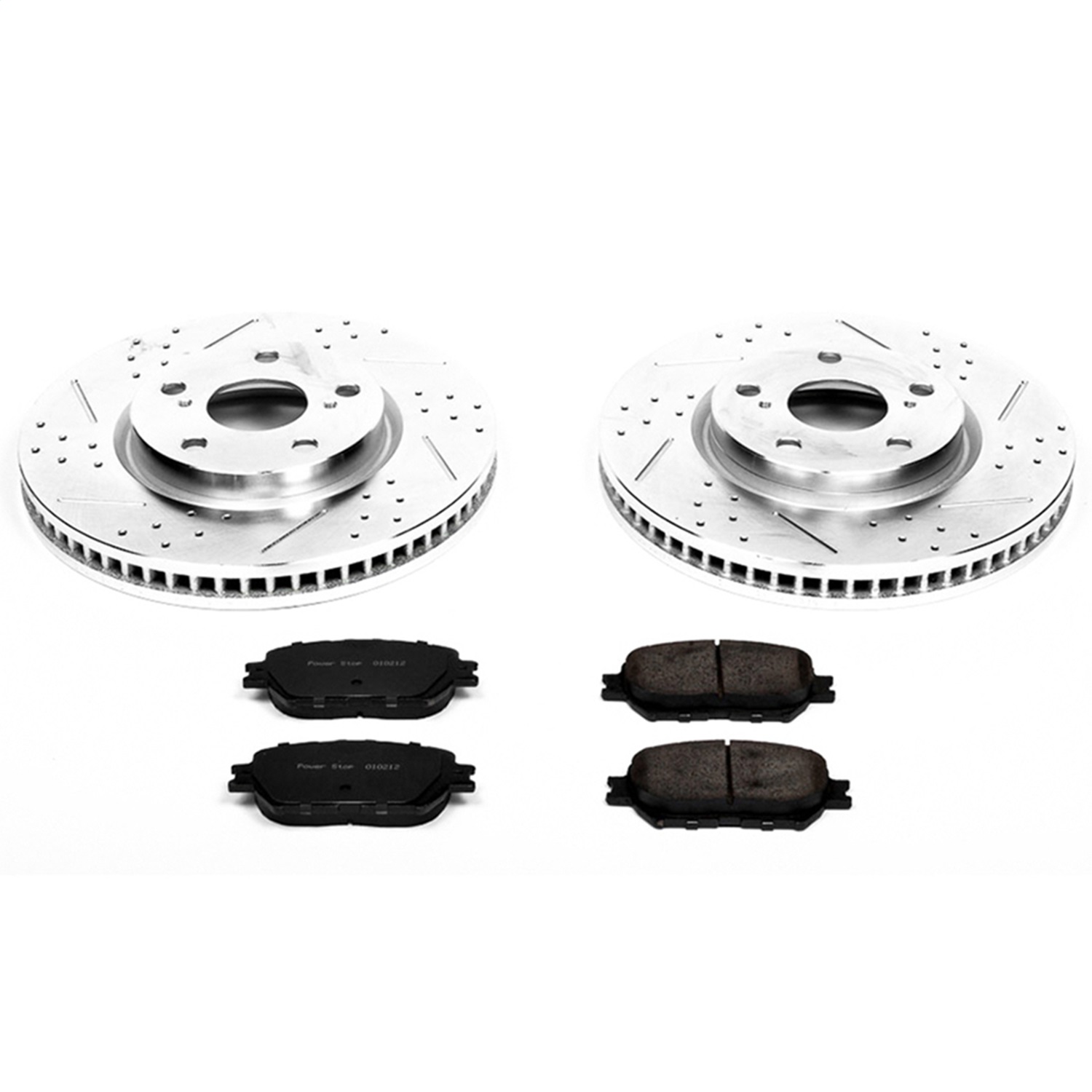 Power Stop - K5272 - Front - Disc Brake Pad and Rotor Kit