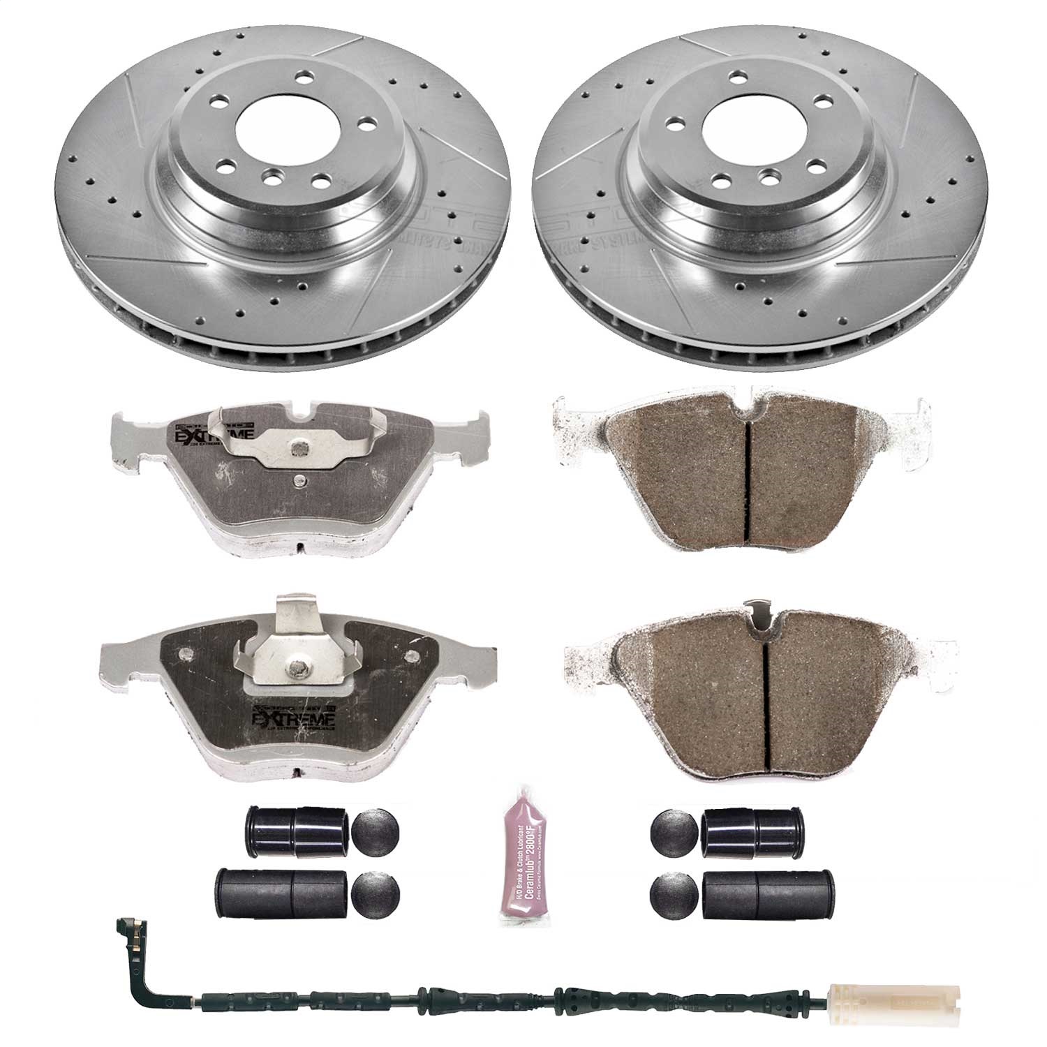 Power Stop - K5281-26 - Front - Disc Brake Pad and Rotor Kit