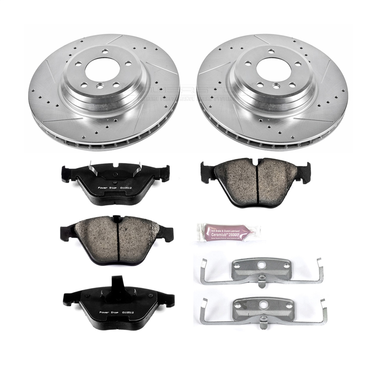 Power Stop - K5281 - Front - Disc Brake Pad and Rotor Kit