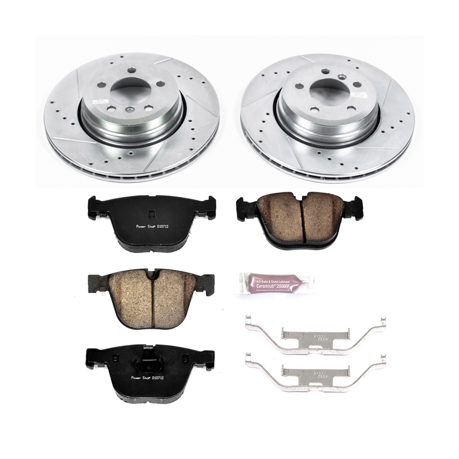 Power Stop - K5283 - Rear - Disc Brake Pad and Rotor Kit
