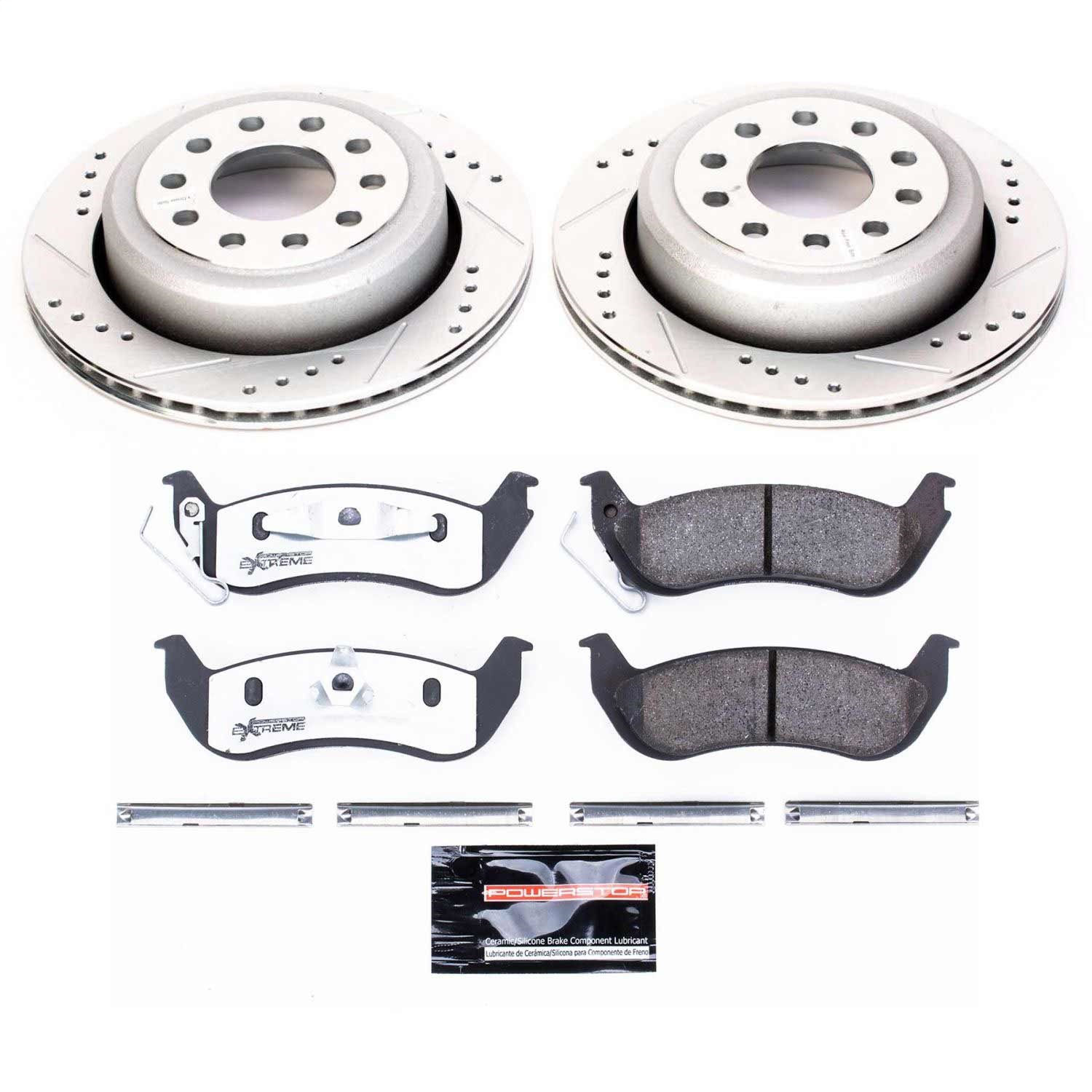 Power Stop - K5293-26 - Rear - Disc Brake Pad and Rotor Kit