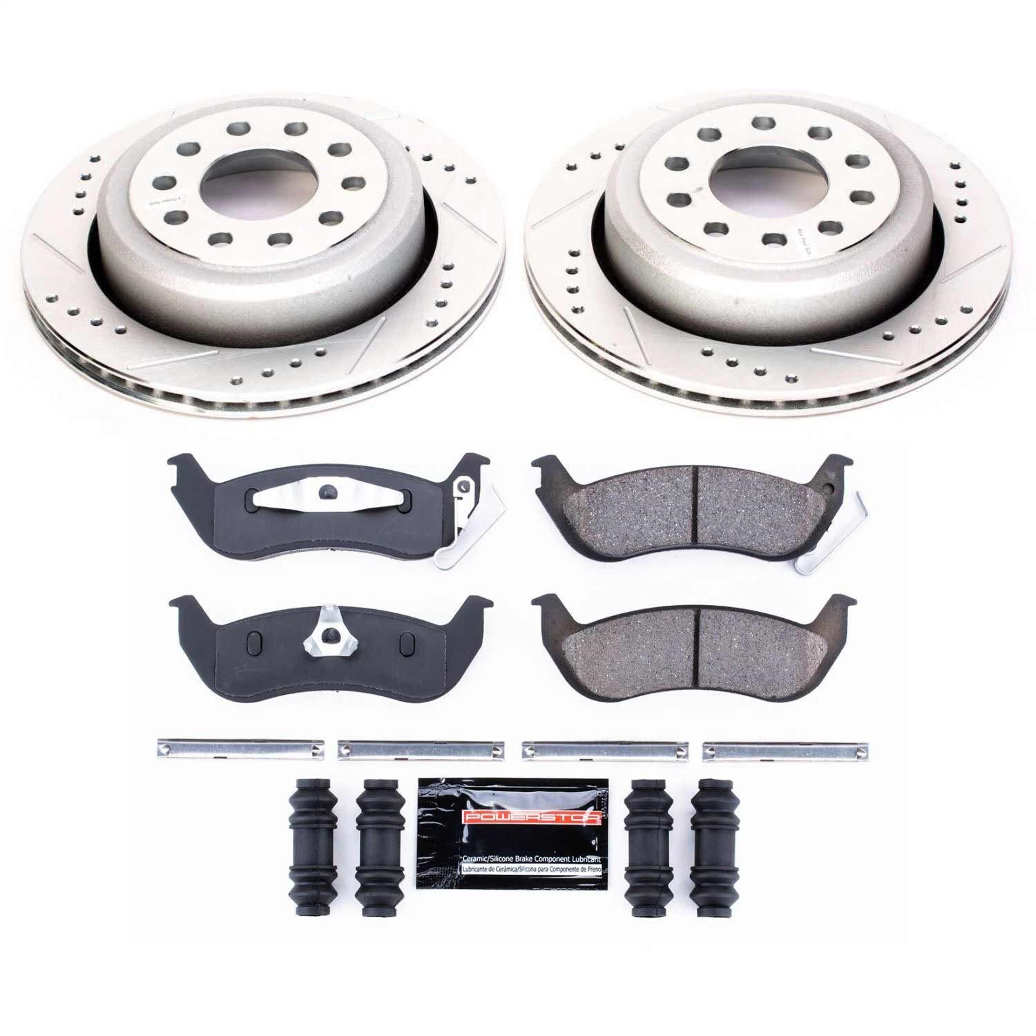 Power Stop - K5293 - Rear - Disc Brake Pad and Rotor Kit