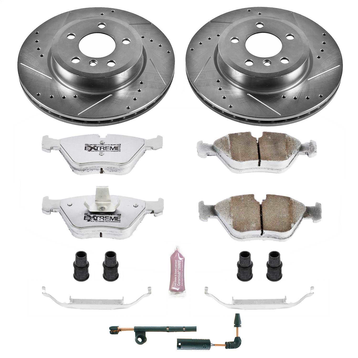 Power Stop - K5298-26 - Front - Disc Brake Pad and Rotor Kit