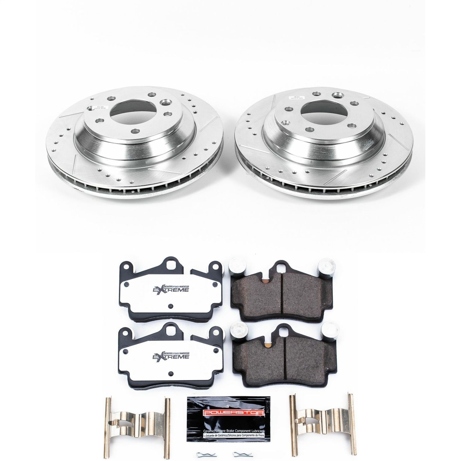 Power Stop - K5312-26 - Rear - Disc Brake Pad and Rotor Kit