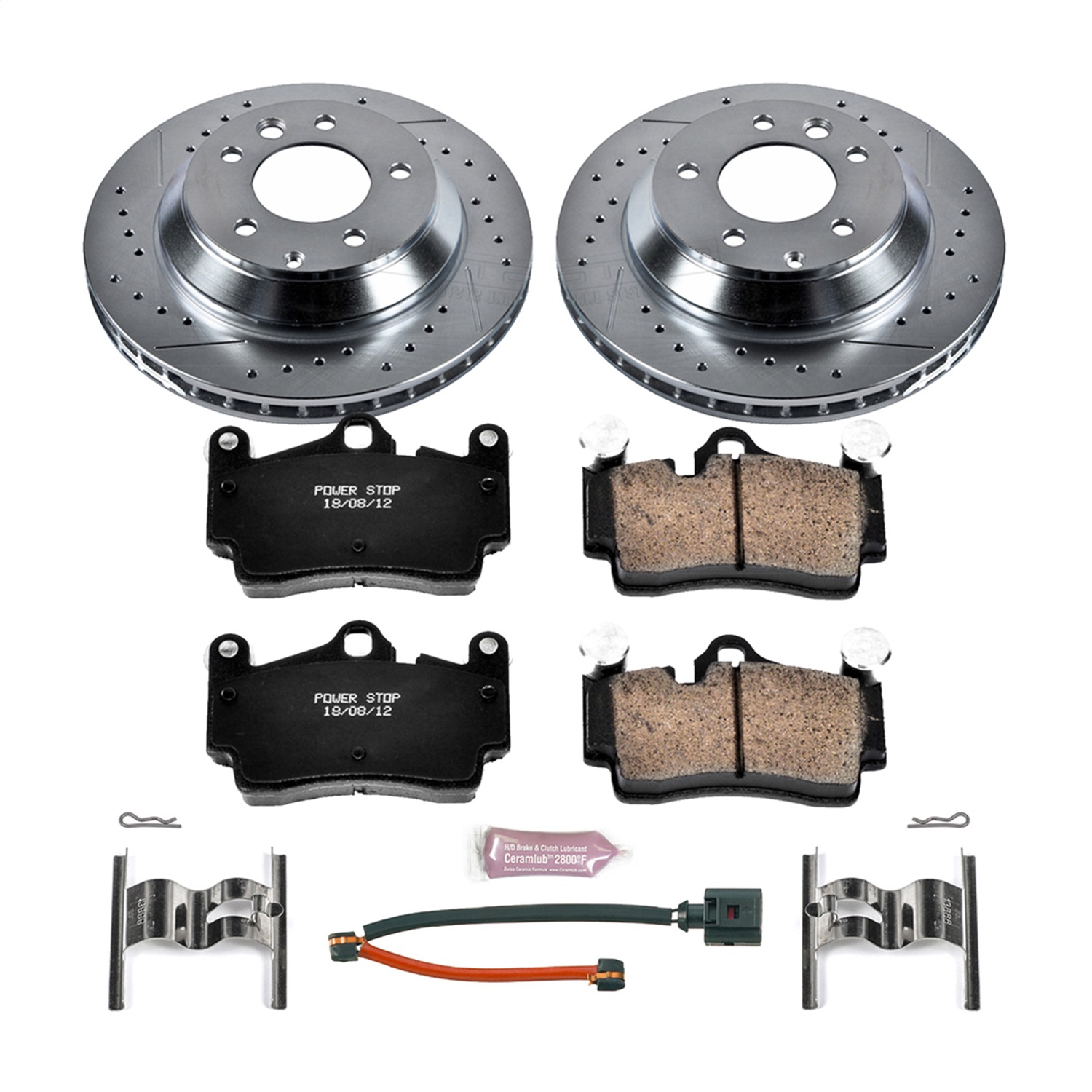 Power Stop - K5312 - Rear - Disc Brake Pad and Rotor Kit
