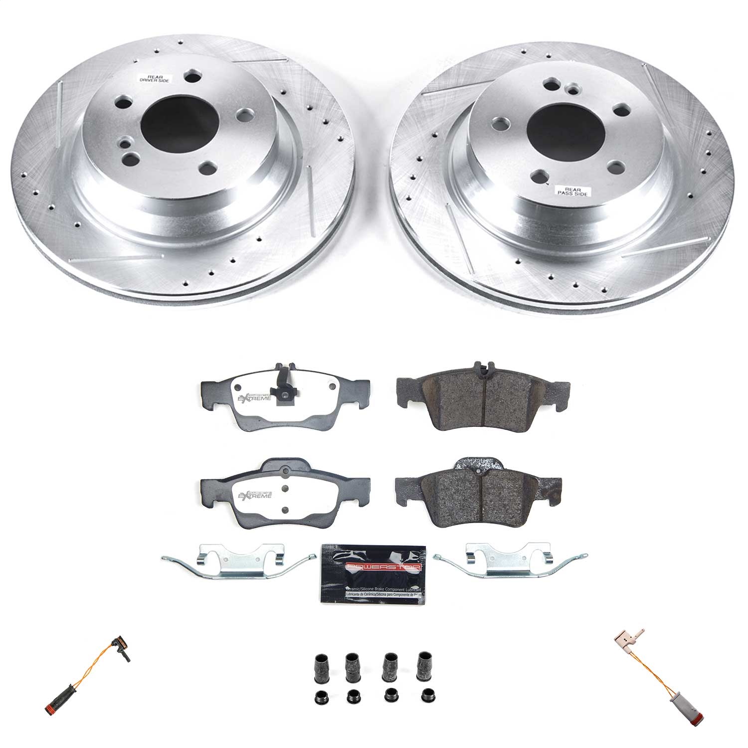 Power Stop - K5323-26 - Rear - Disc Brake Caliper Set