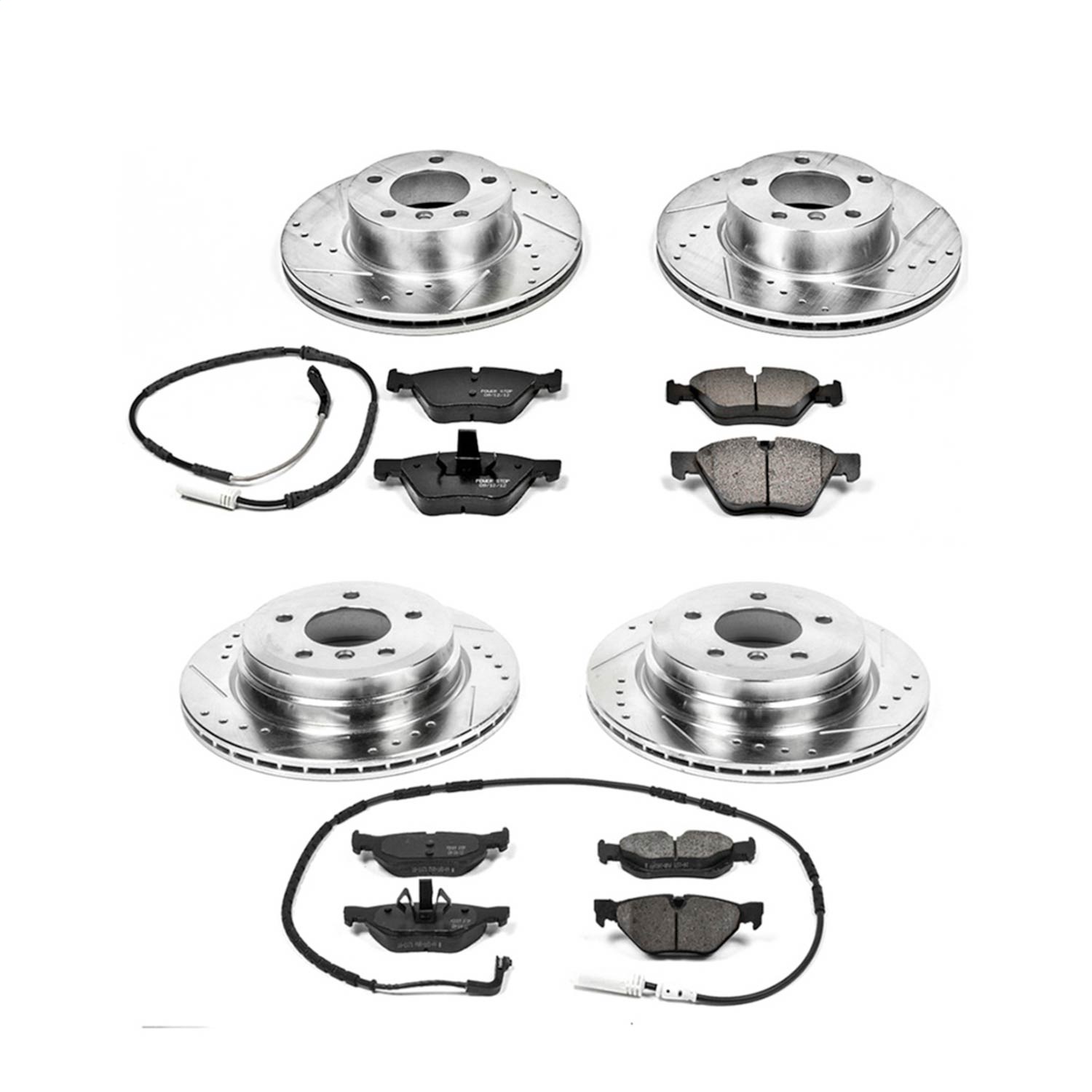 Power Stop - K5357 - Front and Rear - Disc Brake Pad and Rotor Kit