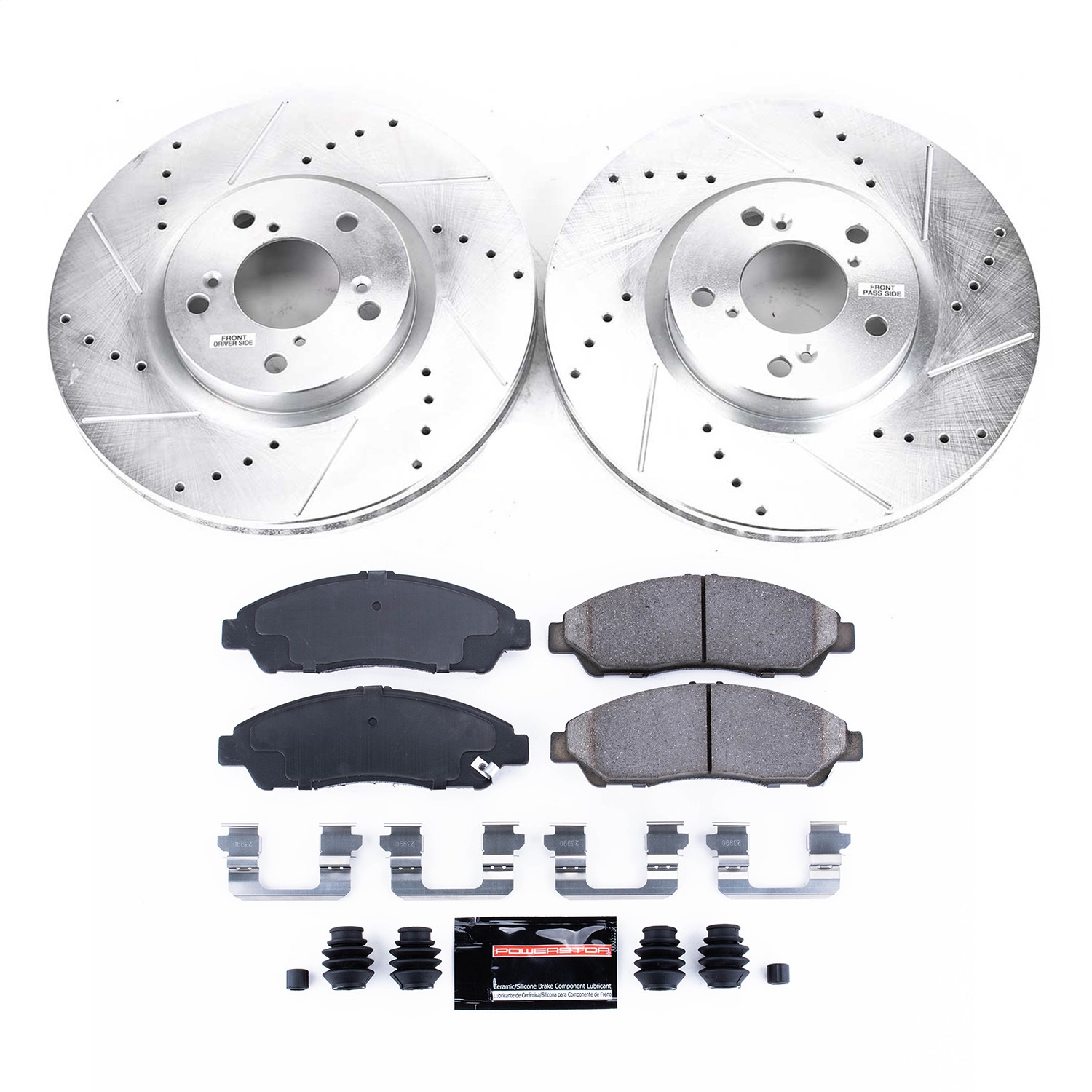 Power Stop - K5370 - Front - Disc Brake Pad and Rotor Kit
