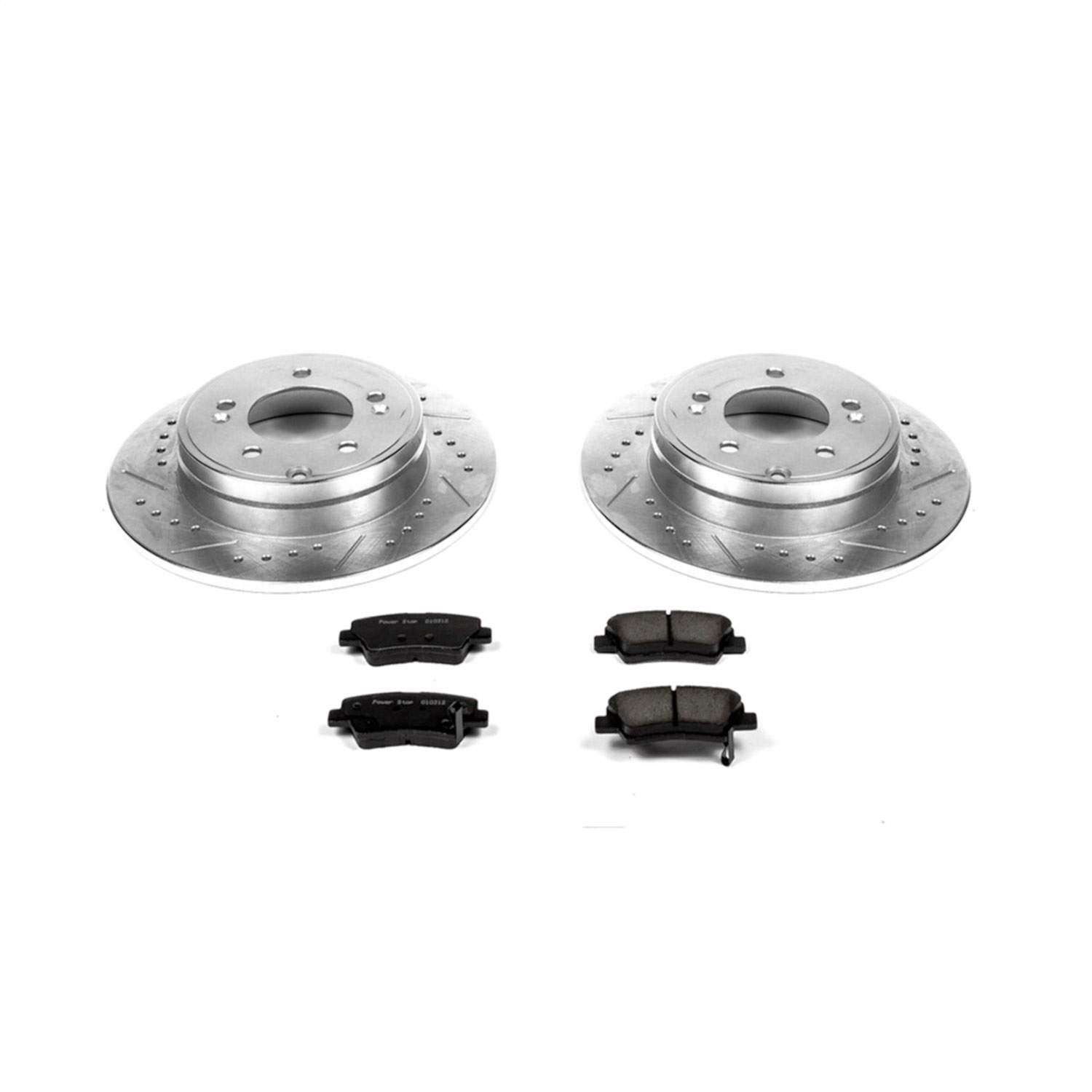 Power Stop - K5381 - Rear - Disc Brake Pad and Rotor Kit