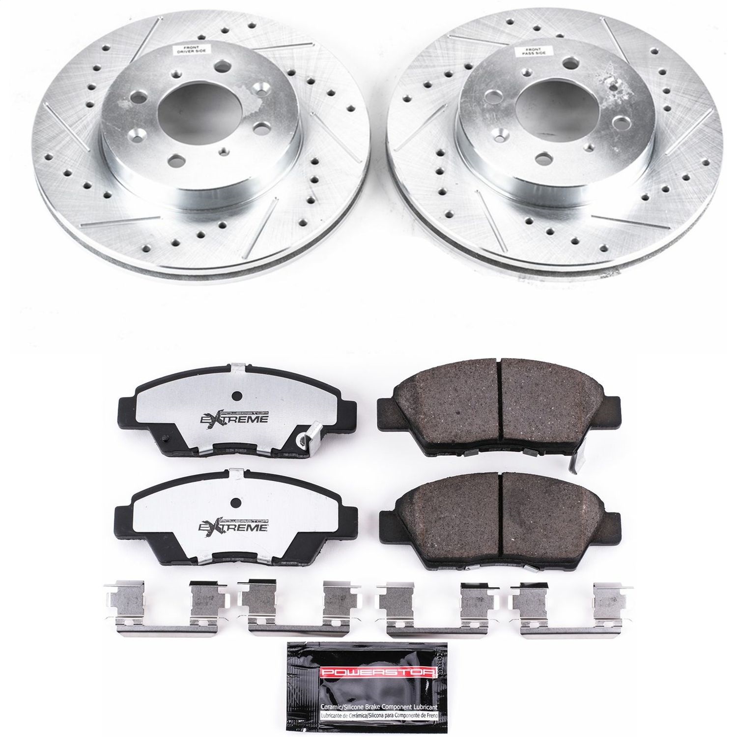 Power Stop - K5382-26 - Front - Disc Brake Pad and Rotor Kit