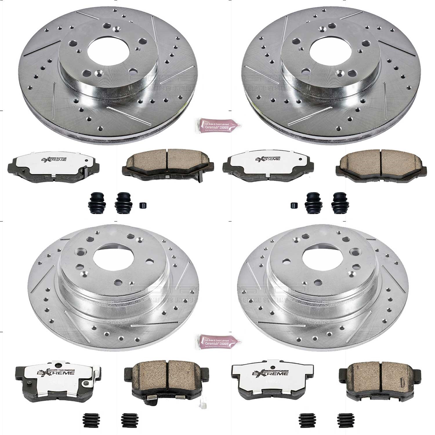 Power Stop - K5389-26 - Front and Rear - Disc Brake Pad and Rotor Kit