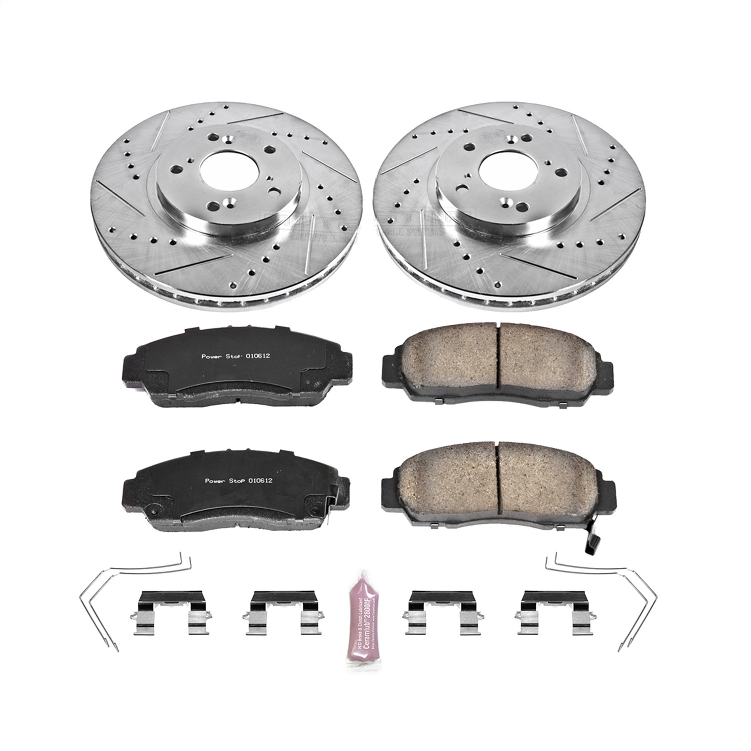 Power Stop - K5392 - Front - Disc Brake Pad and Rotor Kit