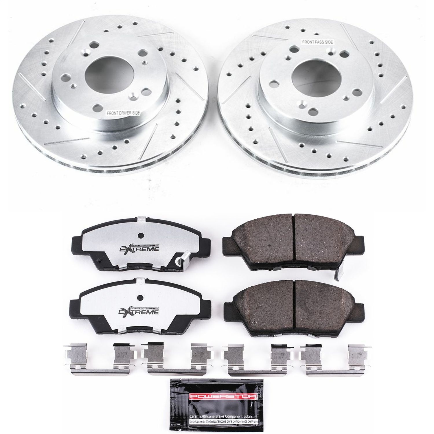 Power Stop - K5400-26 - Front - Disc Brake Pad and Rotor Kit