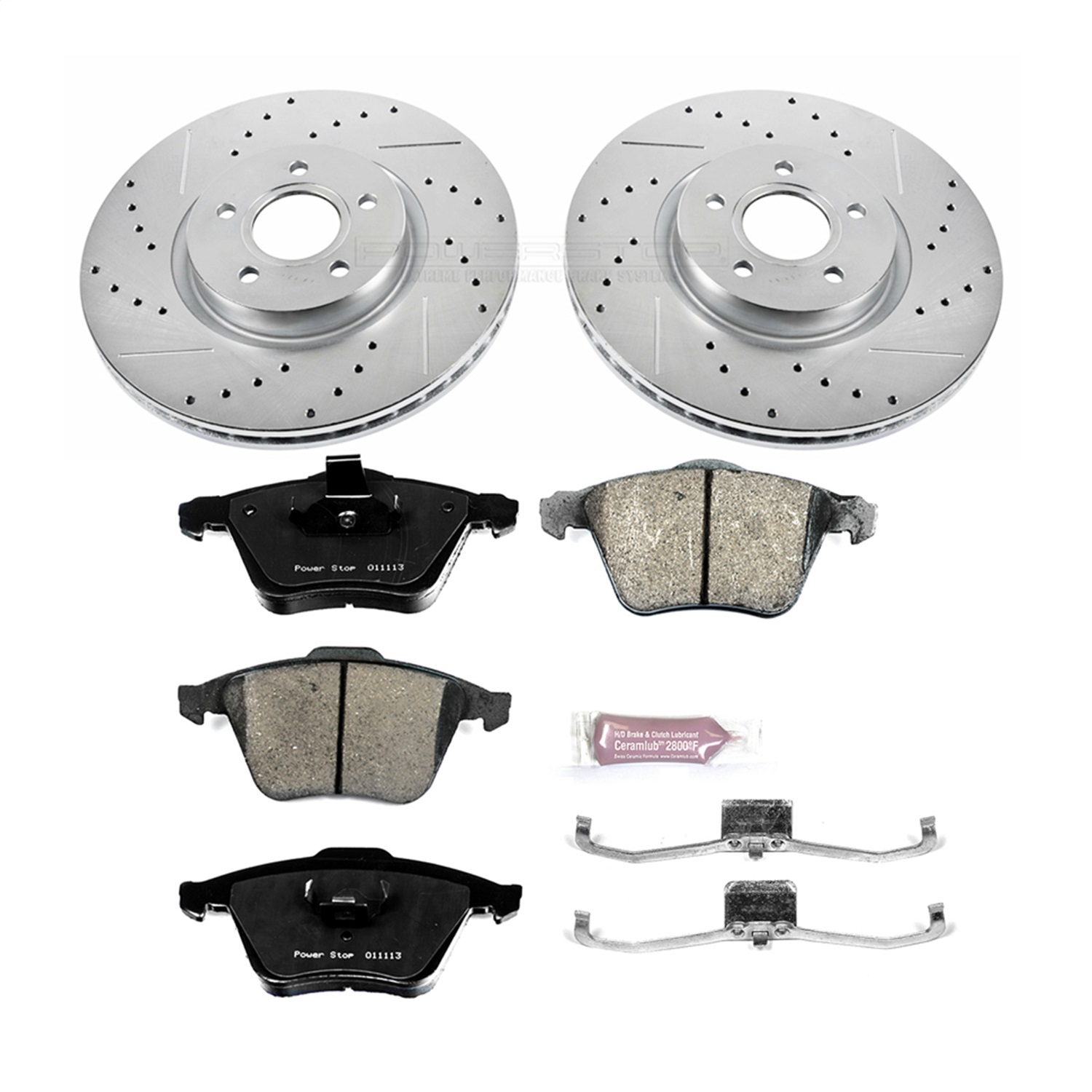 Power Stop - K5430 - Front - Disc Brake Pad and Rotor Kit