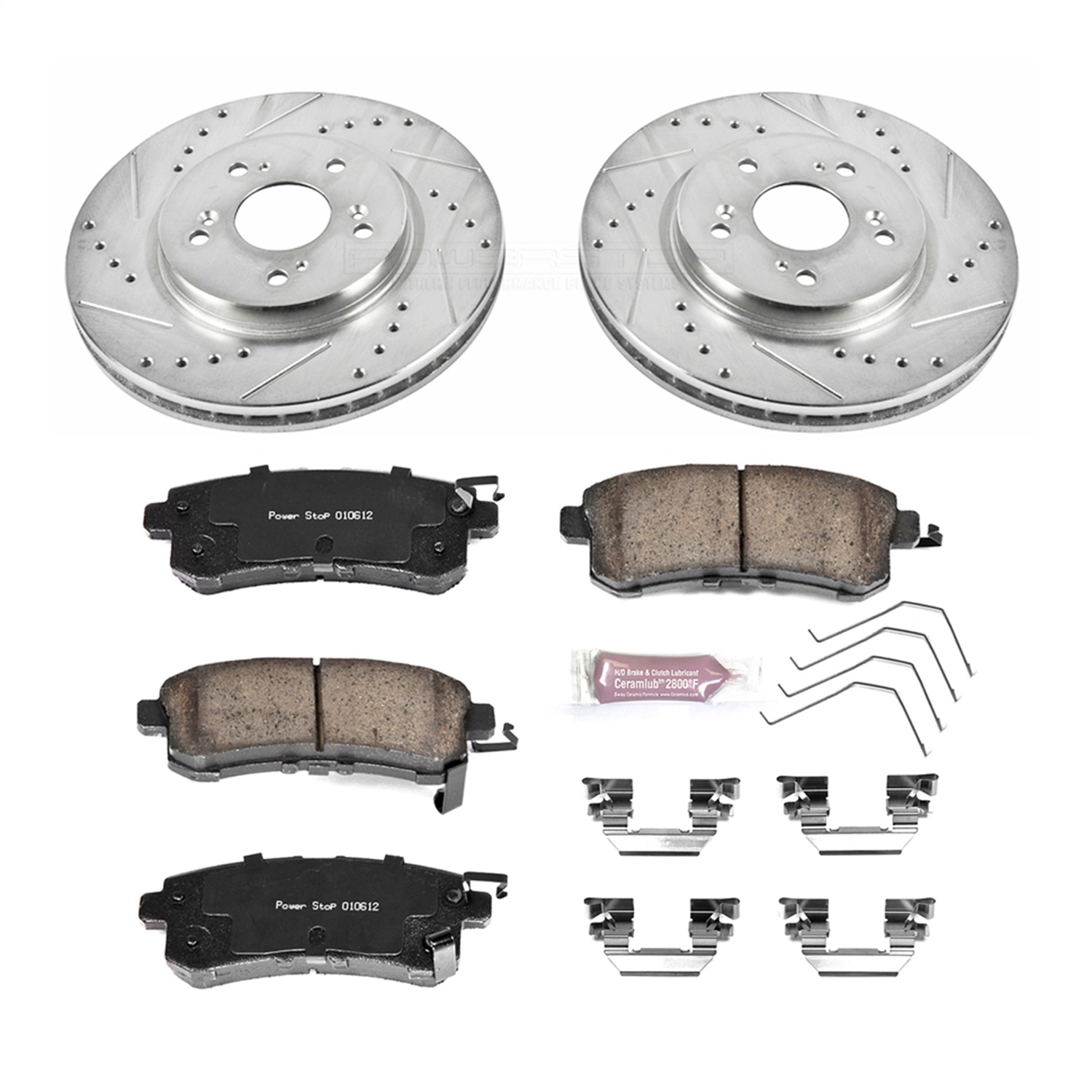Power Stop - K5432 - Front - Disc Brake Pad and Rotor Kit