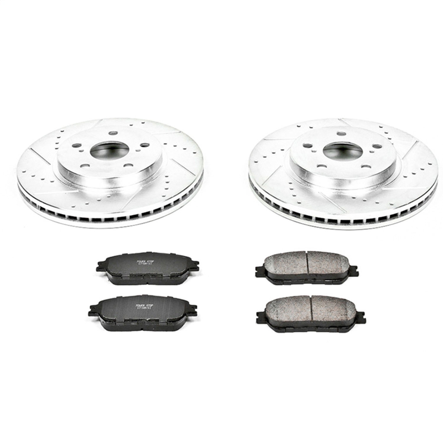 Power Stop - K5438 - Front - Disc Brake Pad and Rotor Kit