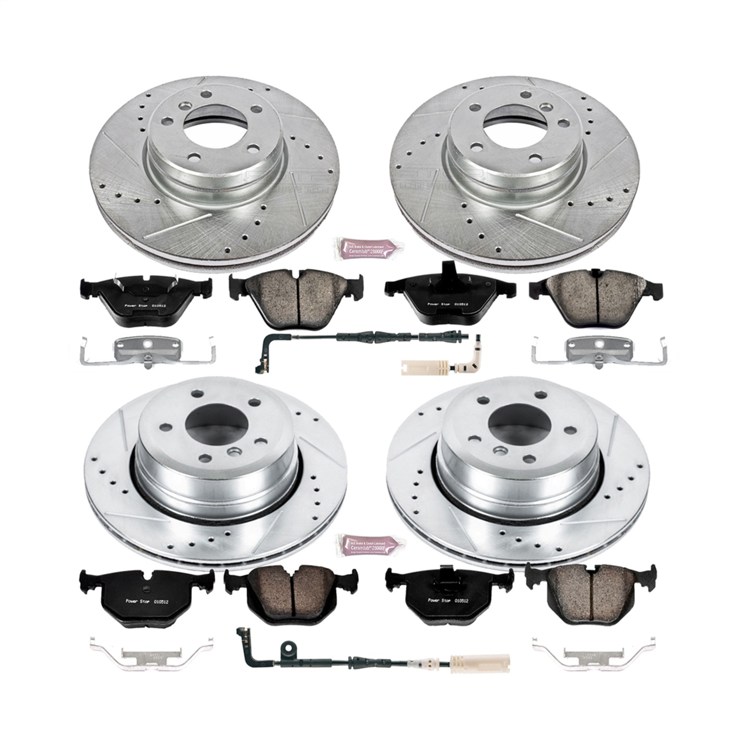 Power Stop - K5439 - Front and Rear - Disc Brake Pad and Rotor Kit