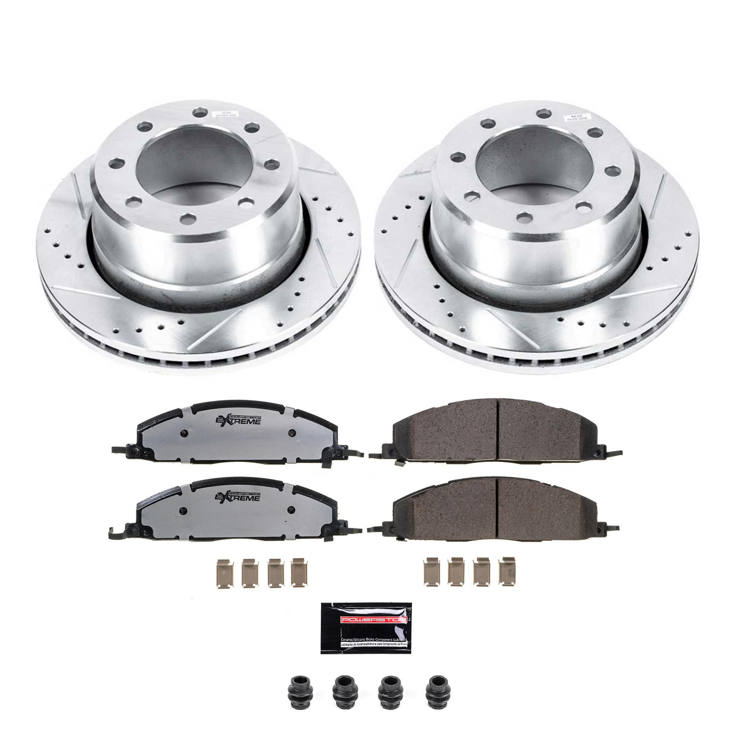 Power Stop - K5487-36 - Rear - Disc Brake Pad and Rotor Kit