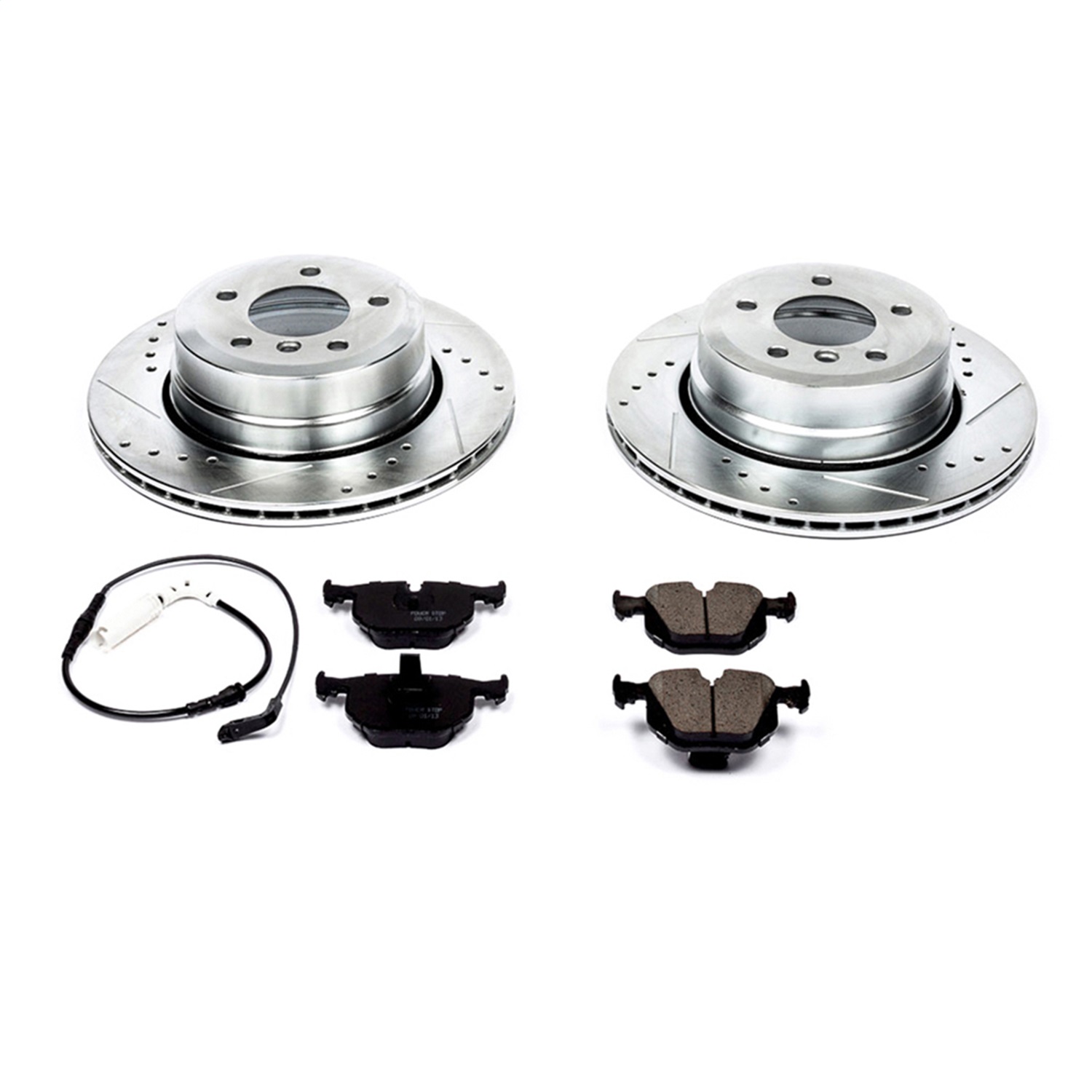 Power Stop - K5491 - Rear - Disc Brake Pad and Rotor Kit