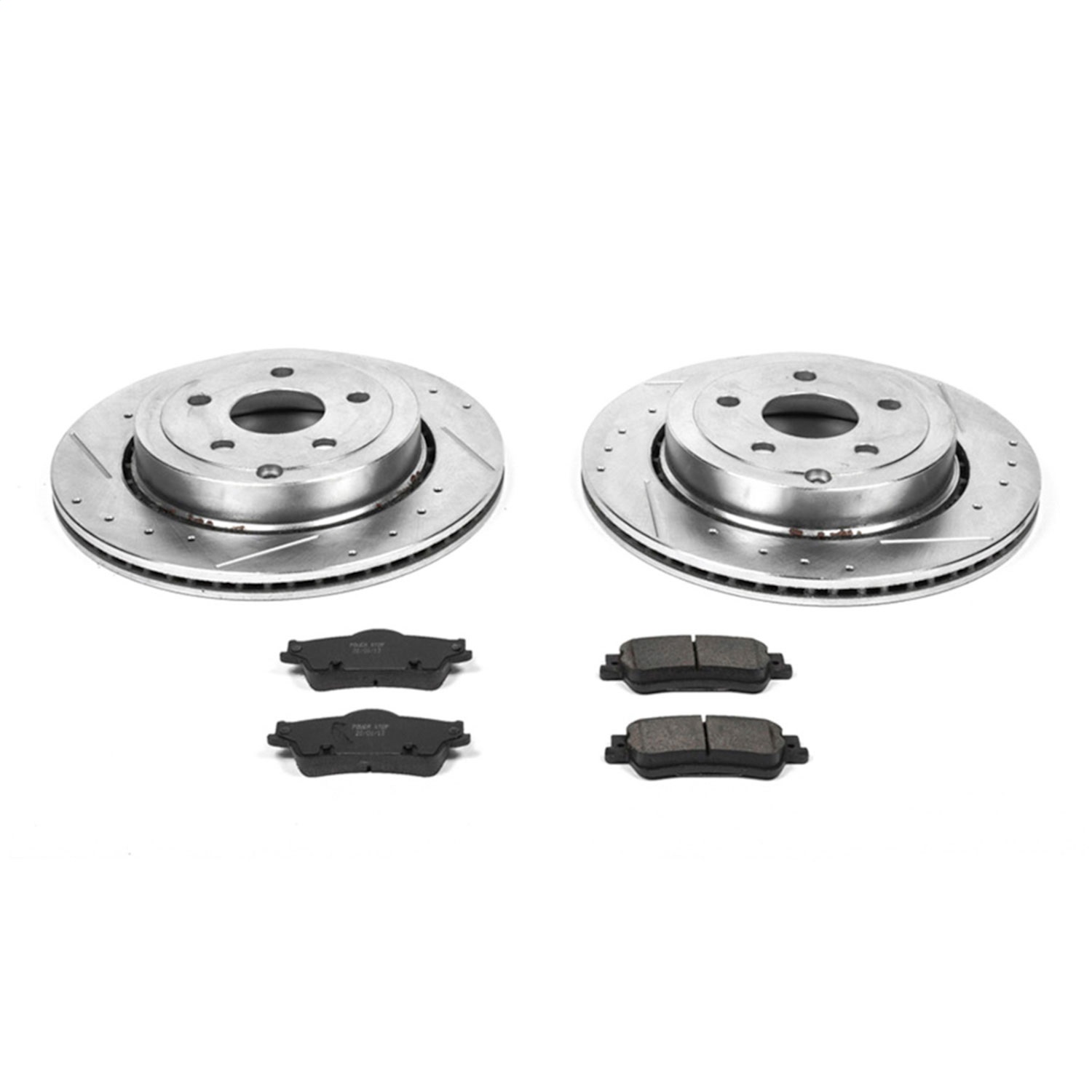 Power Stop - K5528 - Rear - Disc Brake Pad and Rotor Kit