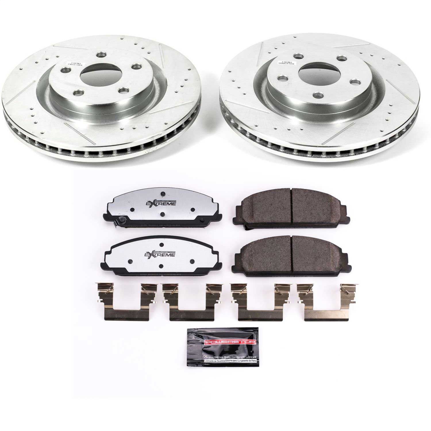 Power Stop - K5529-26 - Front - Disc Brake Pad and Rotor Kit