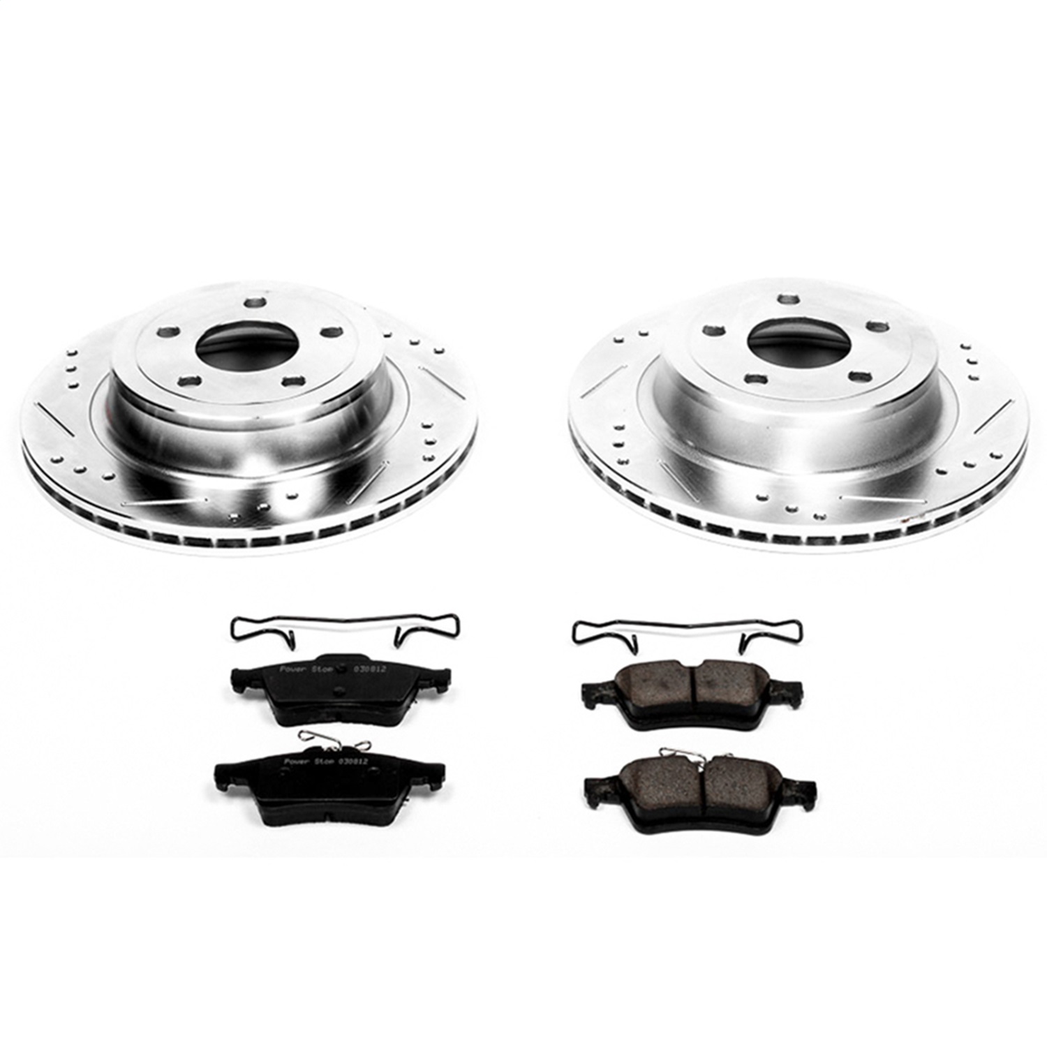 Power Stop - K5535 - Rear - Disc Brake Pad and Rotor Kit