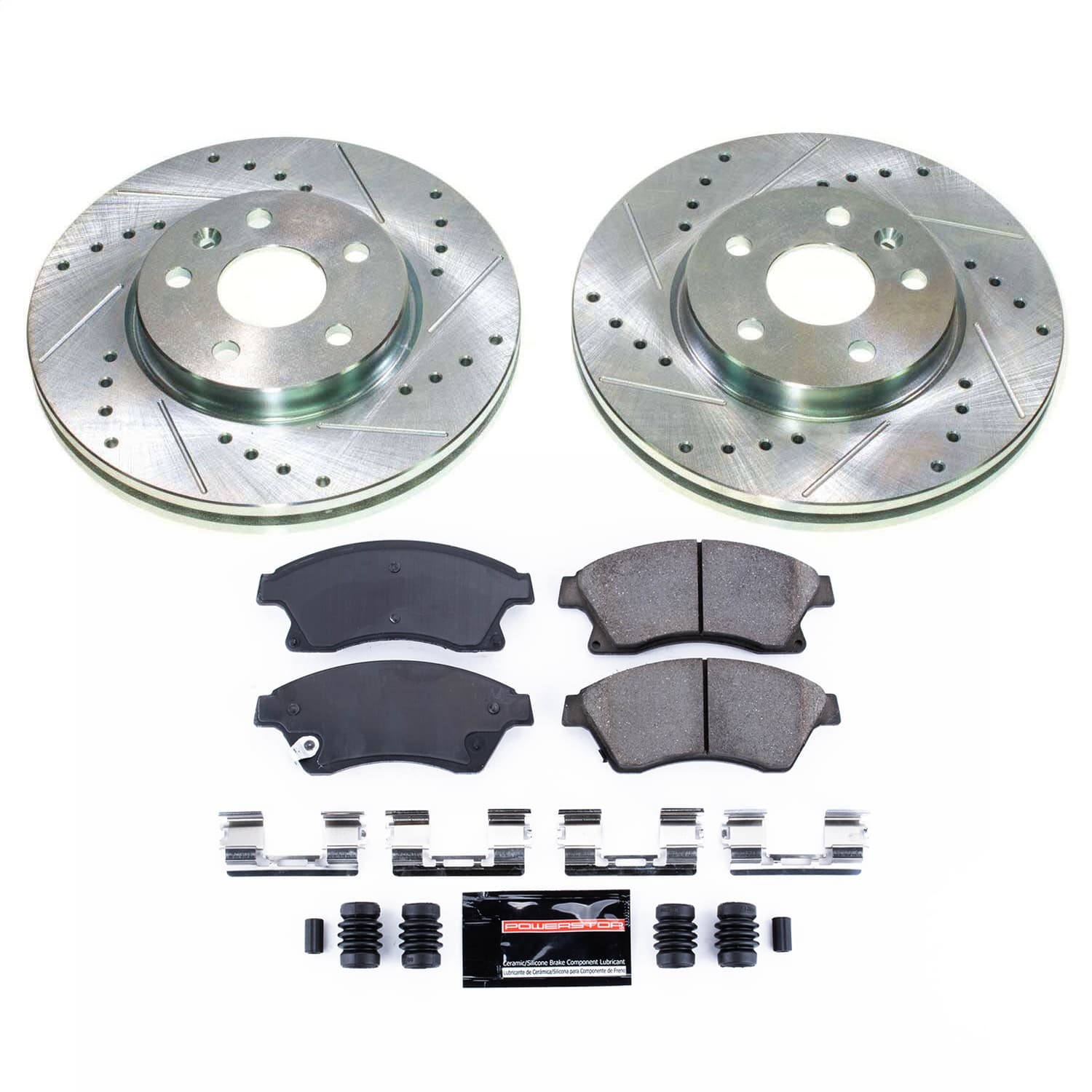 Power Stop - K5550 - Front - Disc Brake Pad and Rotor Kit