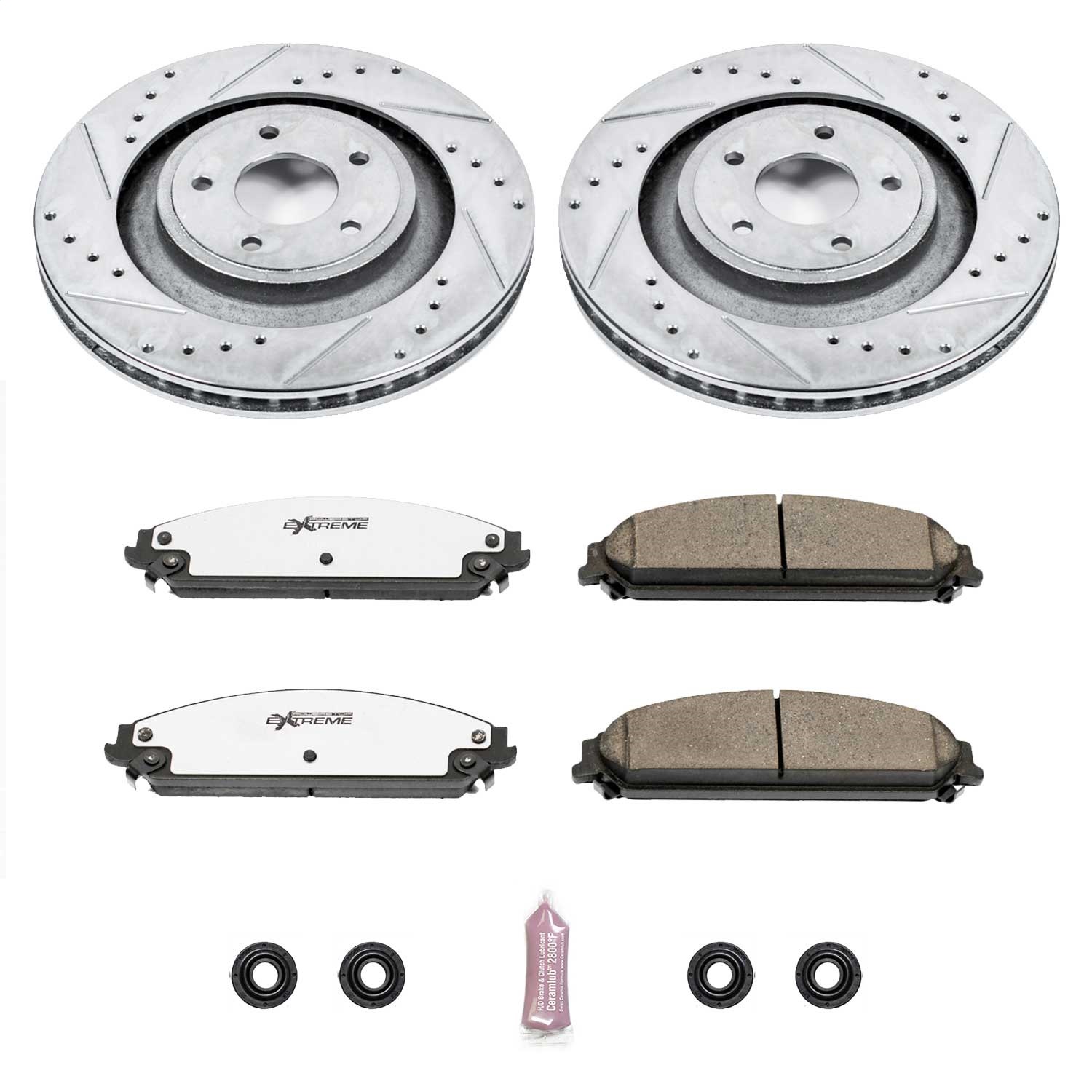 Power Stop - K5565-26 - Front - Disc Brake Pad and Rotor Kit
