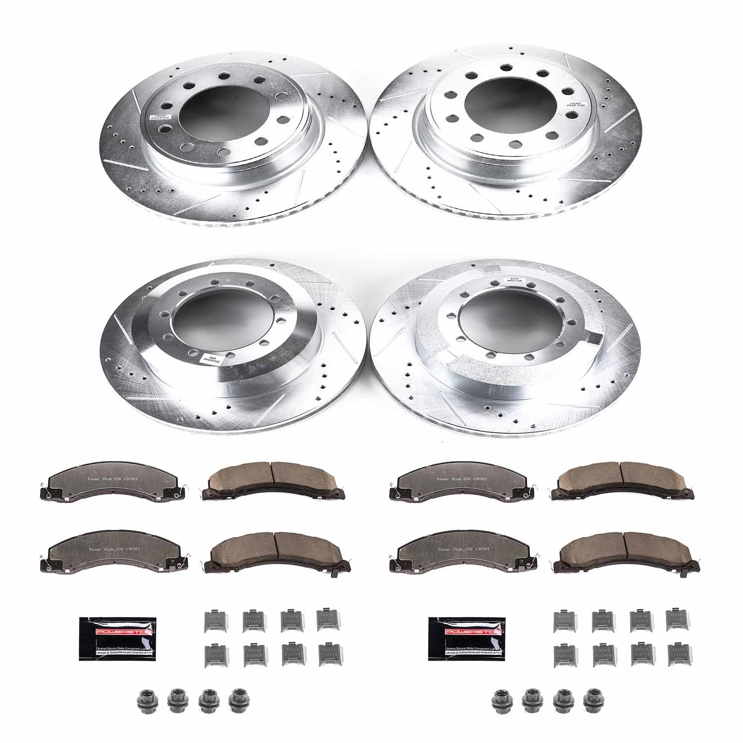 Power Stop - K5568-36 - Front and Rear - Disc Brake Pad and Rotor Kit