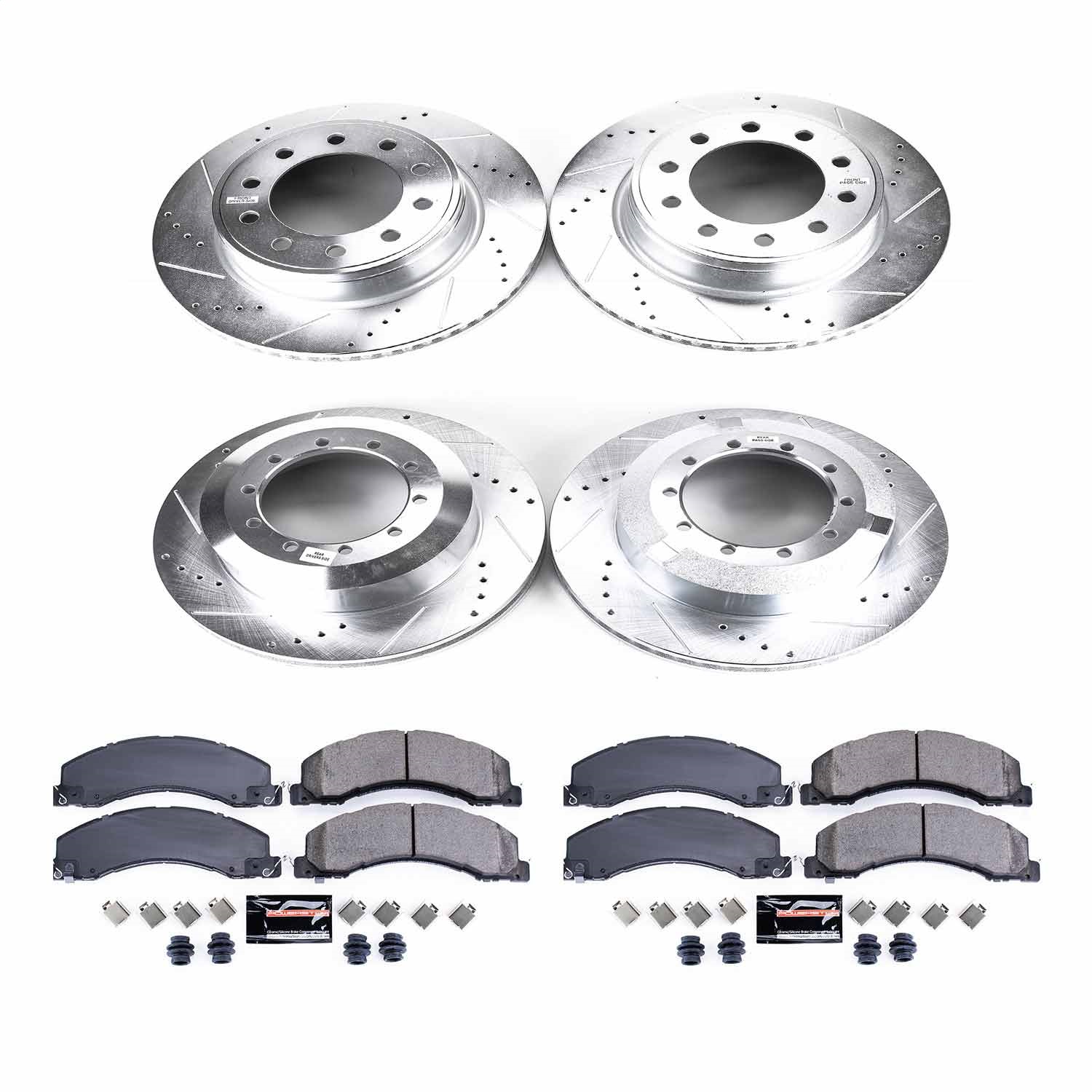 Power Stop - K5568 - Front and Rear - Disc Brake Pad and Rotor Kit