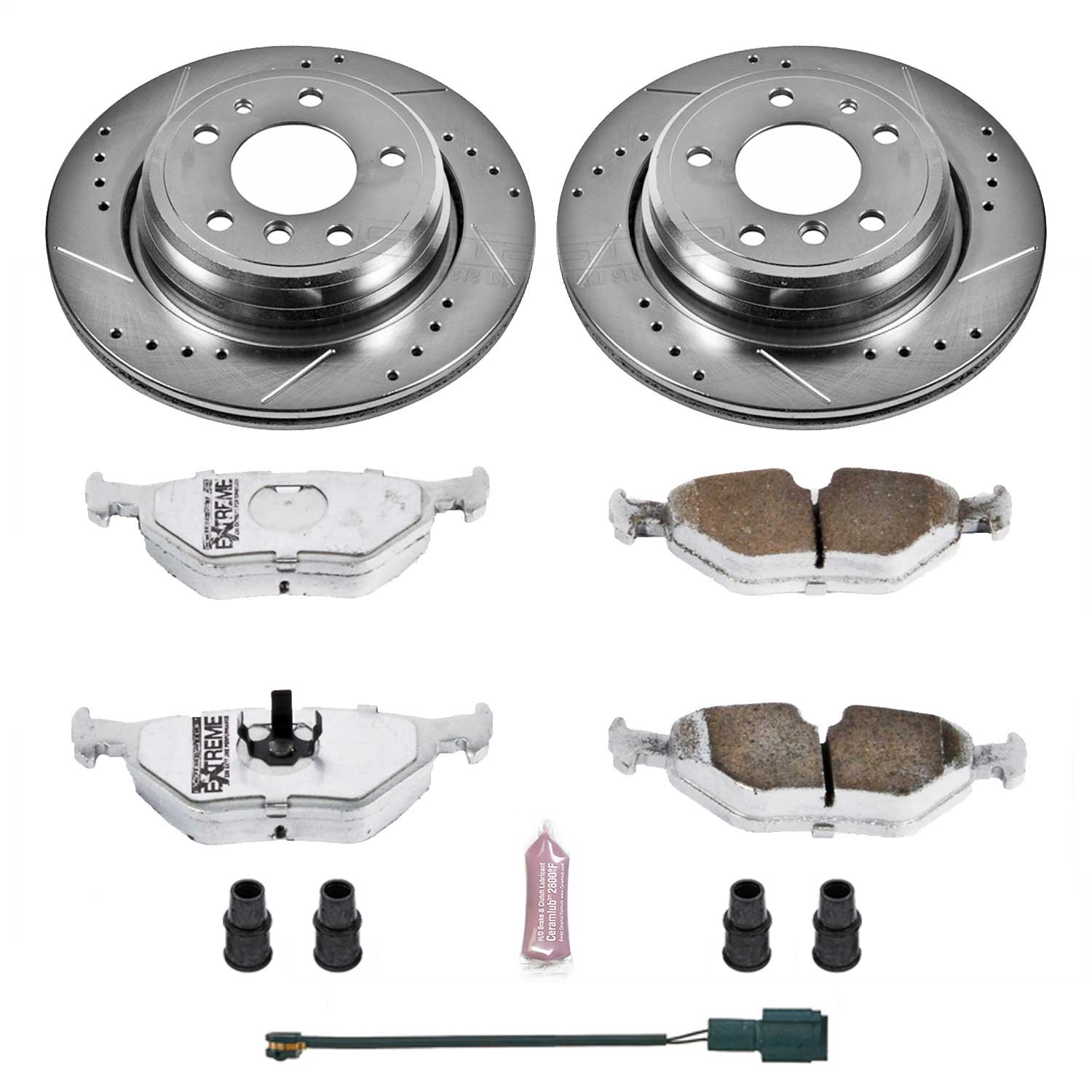 Power Stop - K557-26 - Rear - Disc Brake Pad and Rotor Kit