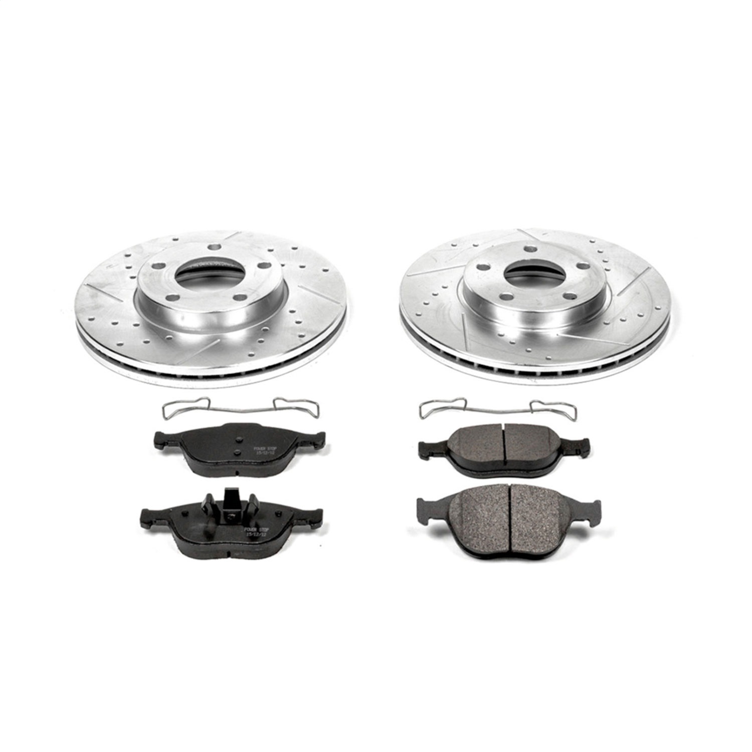 Power Stop - K5580 - Front - Disc Brake Pad and Rotor Kit