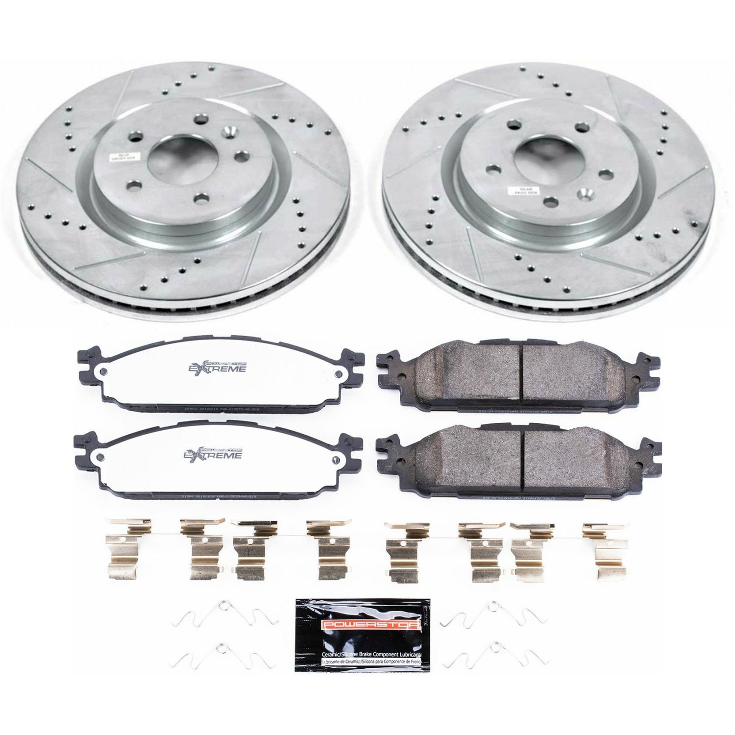 Power Stop - K5583-36 - Front - Disc Brake Pad and Rotor Kit