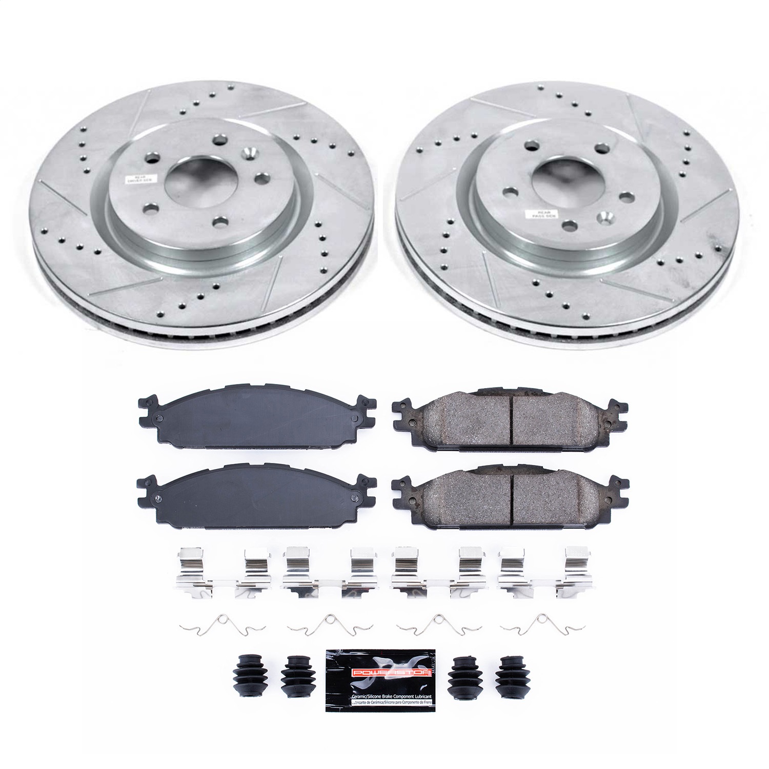 Power Stop - K5583 - Front - Disc Brake Pad and Rotor Kit