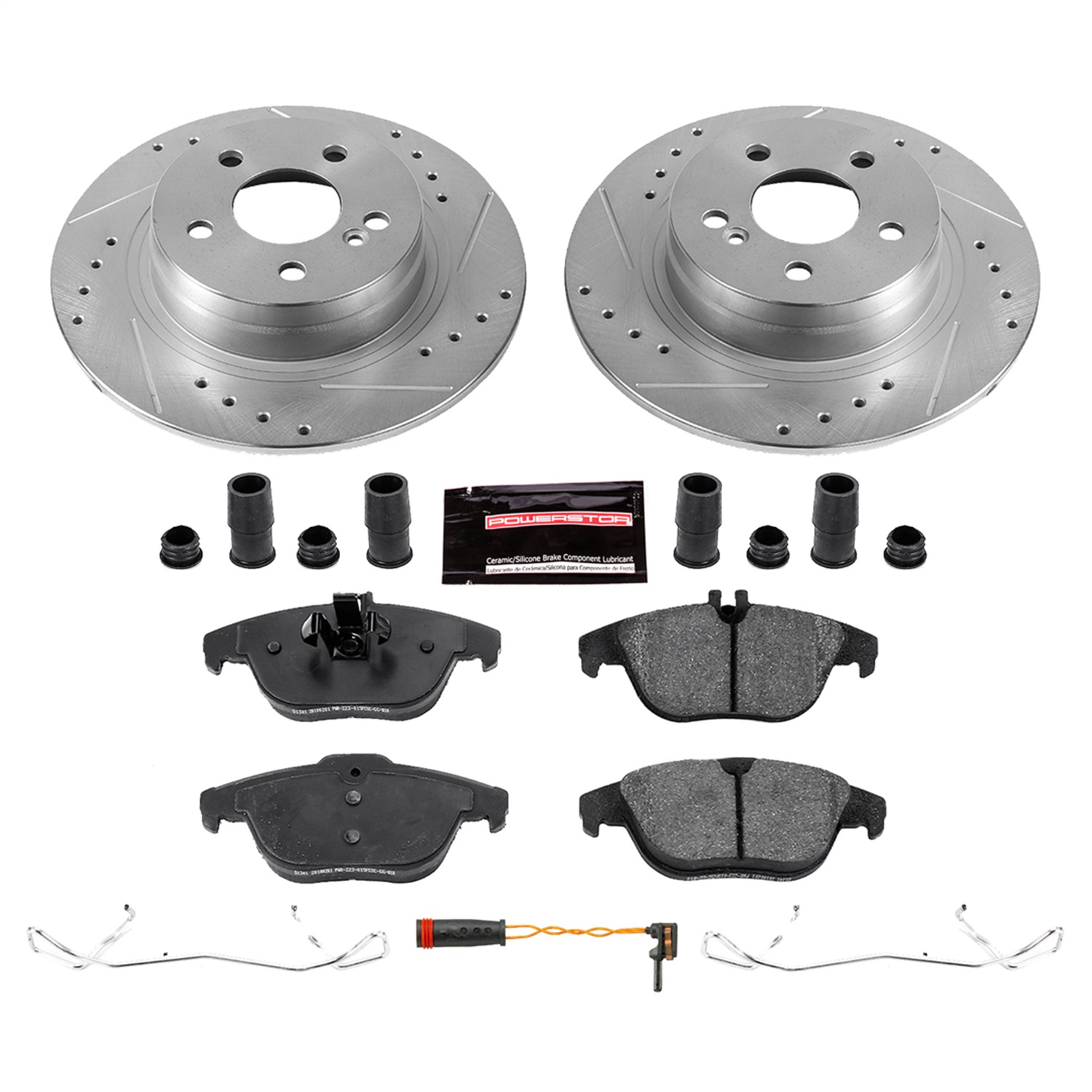Power Stop - K5625 - Rear - Disc Brake Pad and Rotor Kit