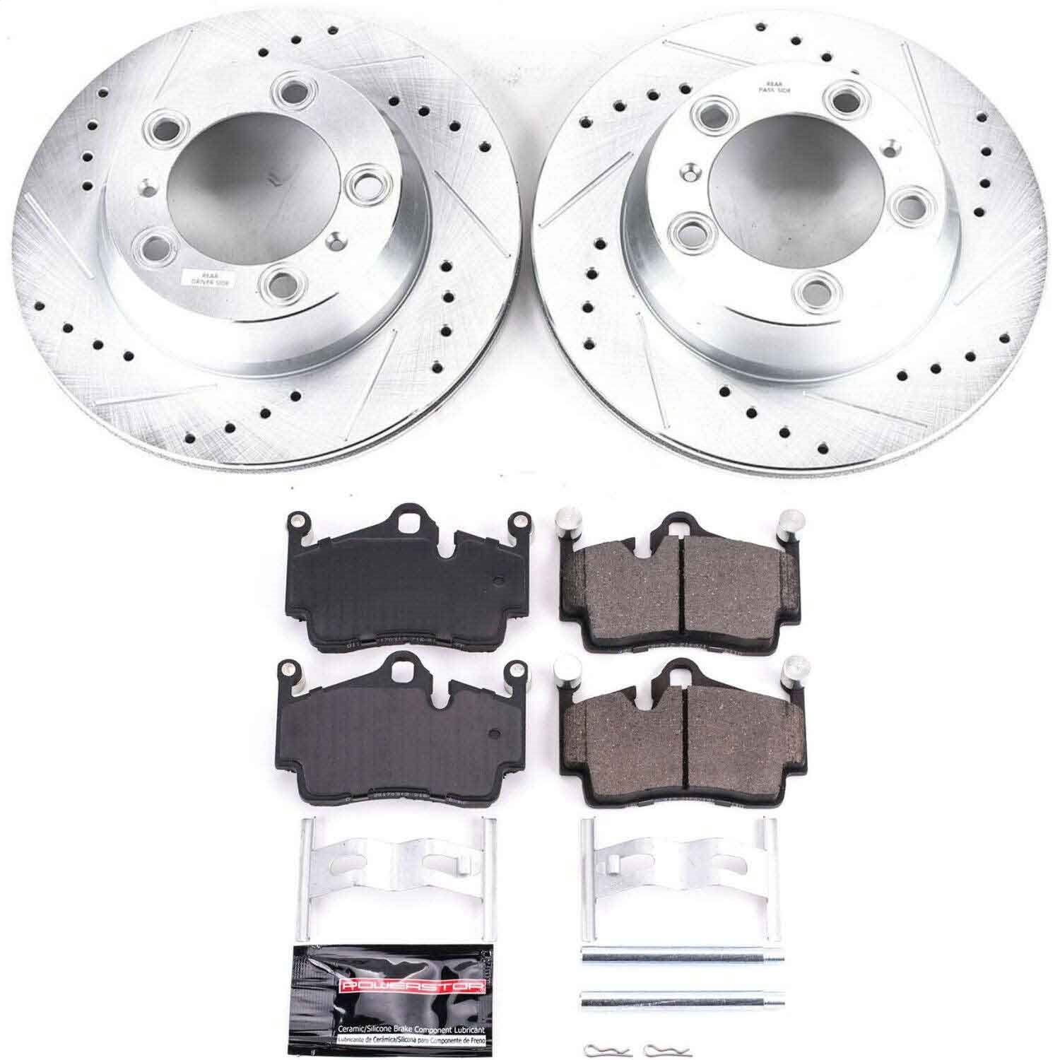 Power Stop - K5633 - Rear - Disc Brake Pad and Rotor Kit