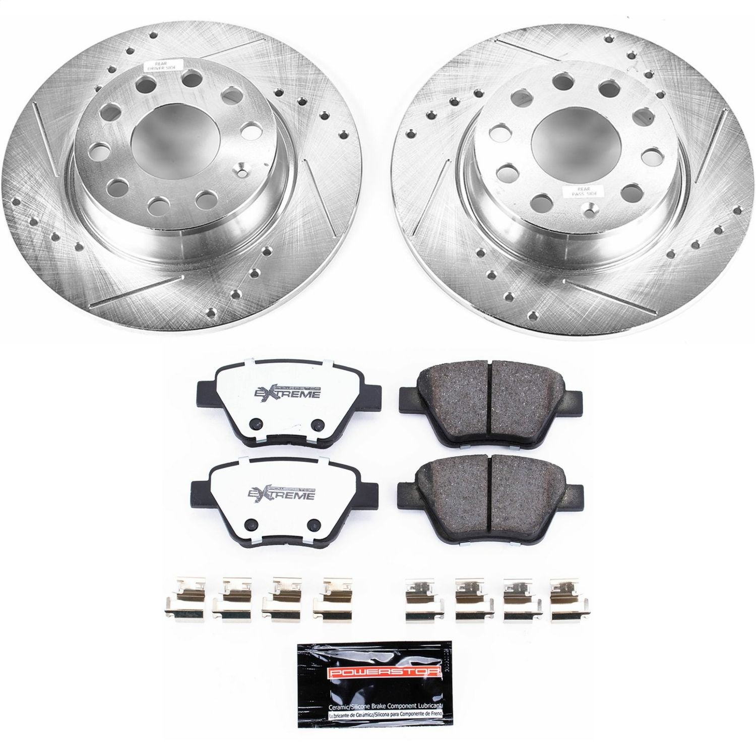 Power Stop - K5667-26 - Rear - Disc Brake Pad and Rotor Kit