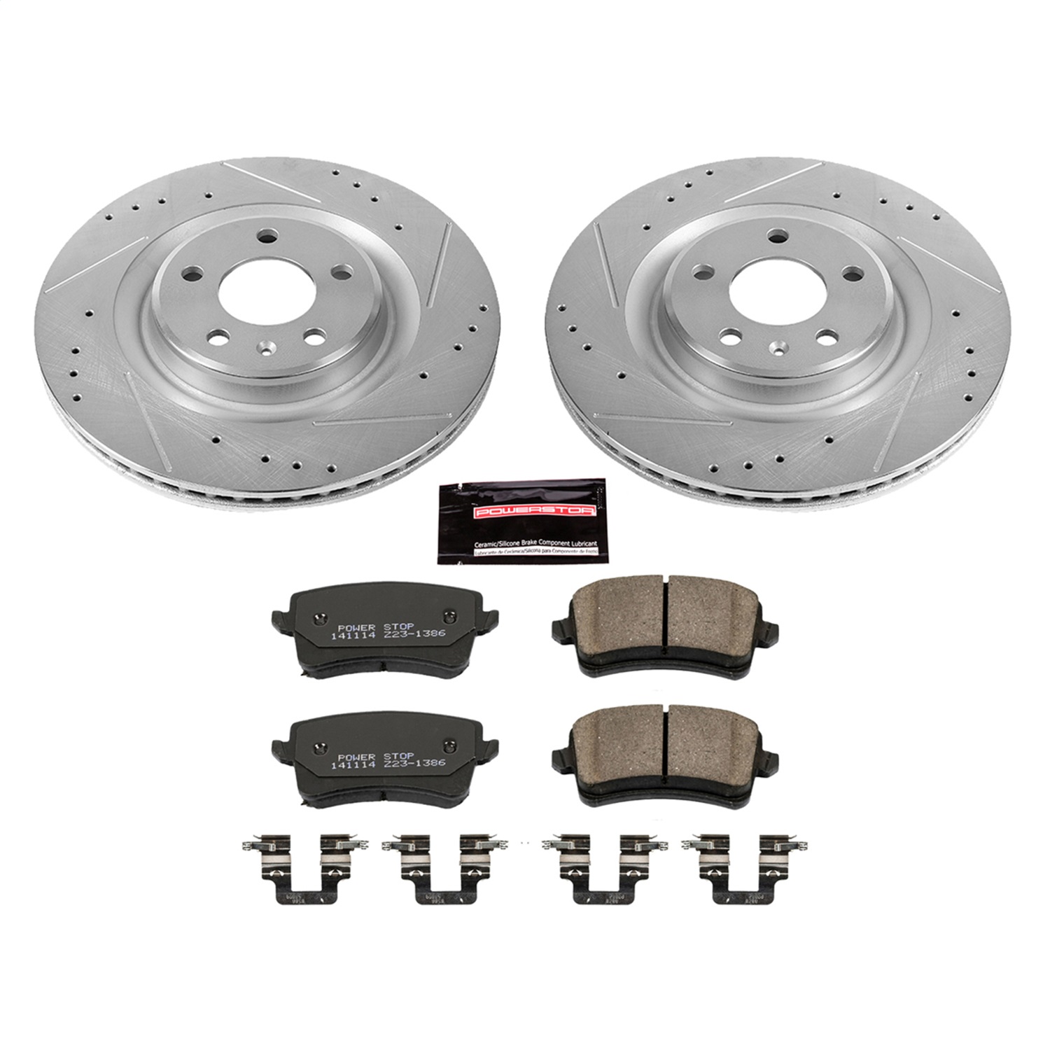 Power Stop - K5678 - Rear - Disc Brake Pad and Rotor Kit