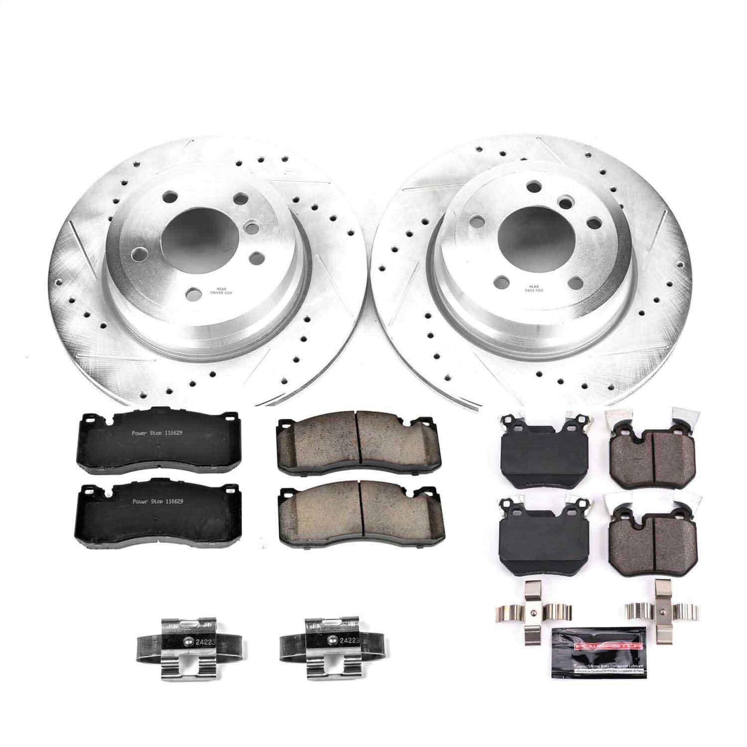 Power Stop - K5686 - Front and Rear - Disc Brake Pad and Rotor Kit
