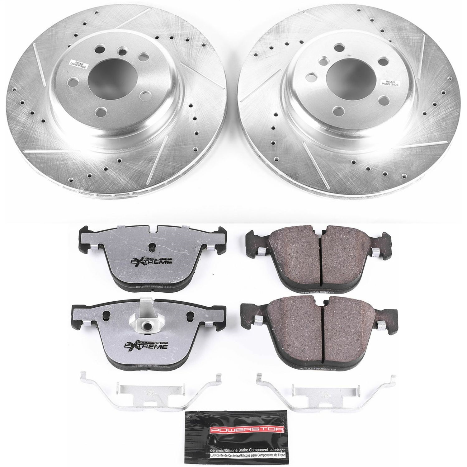 Power Stop - K5694-26 - Rear - Disc Brake Pad and Rotor Kit