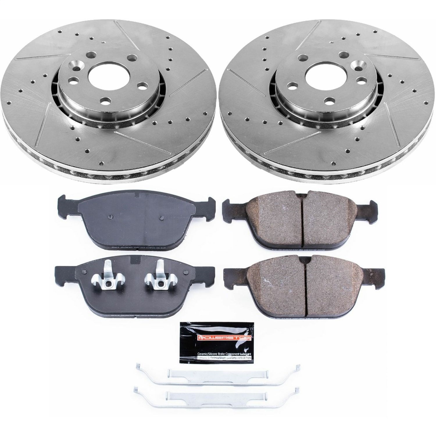 Power Stop - K5702 - Front - Disc Brake Pad and Rotor Kit