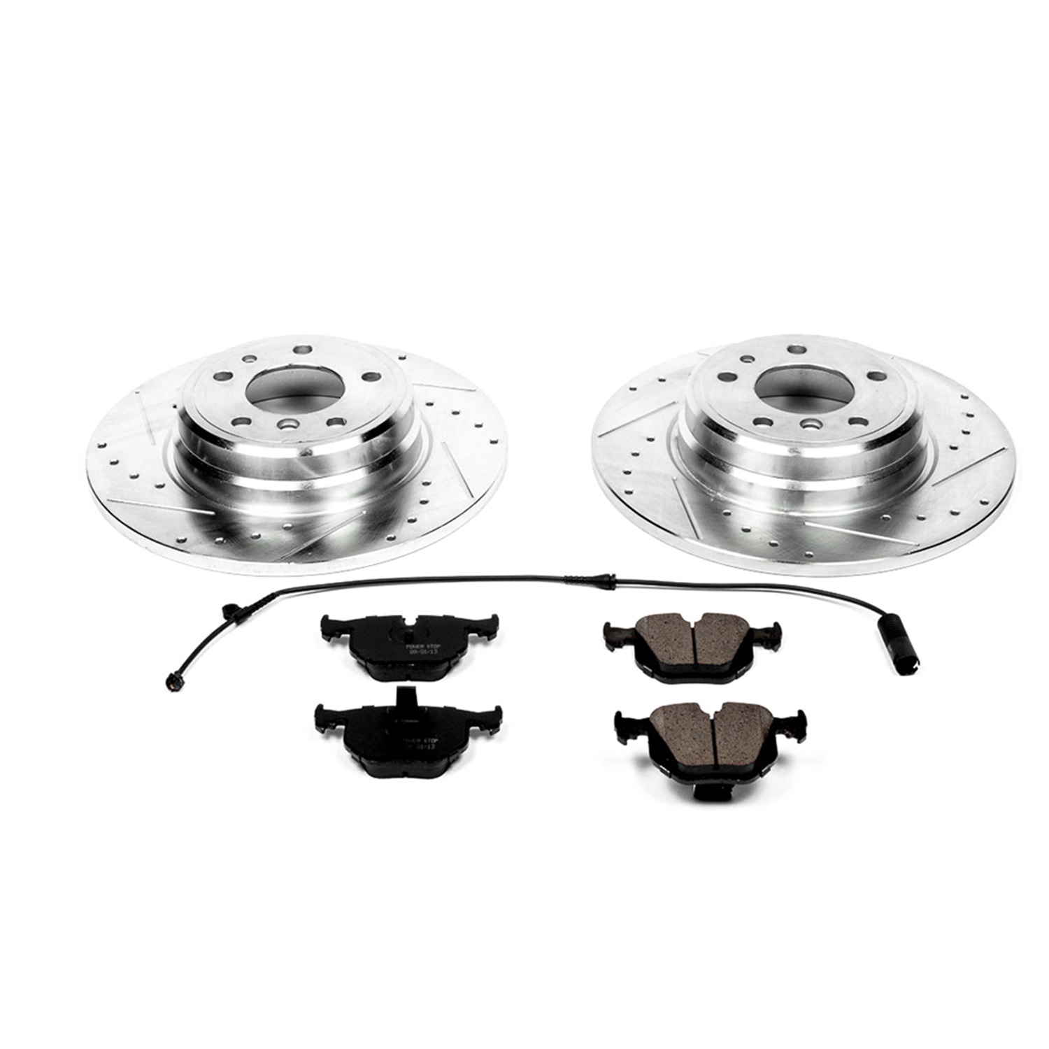 Power Stop - K5711 - Rear - Disc Brake Pad and Rotor Kit