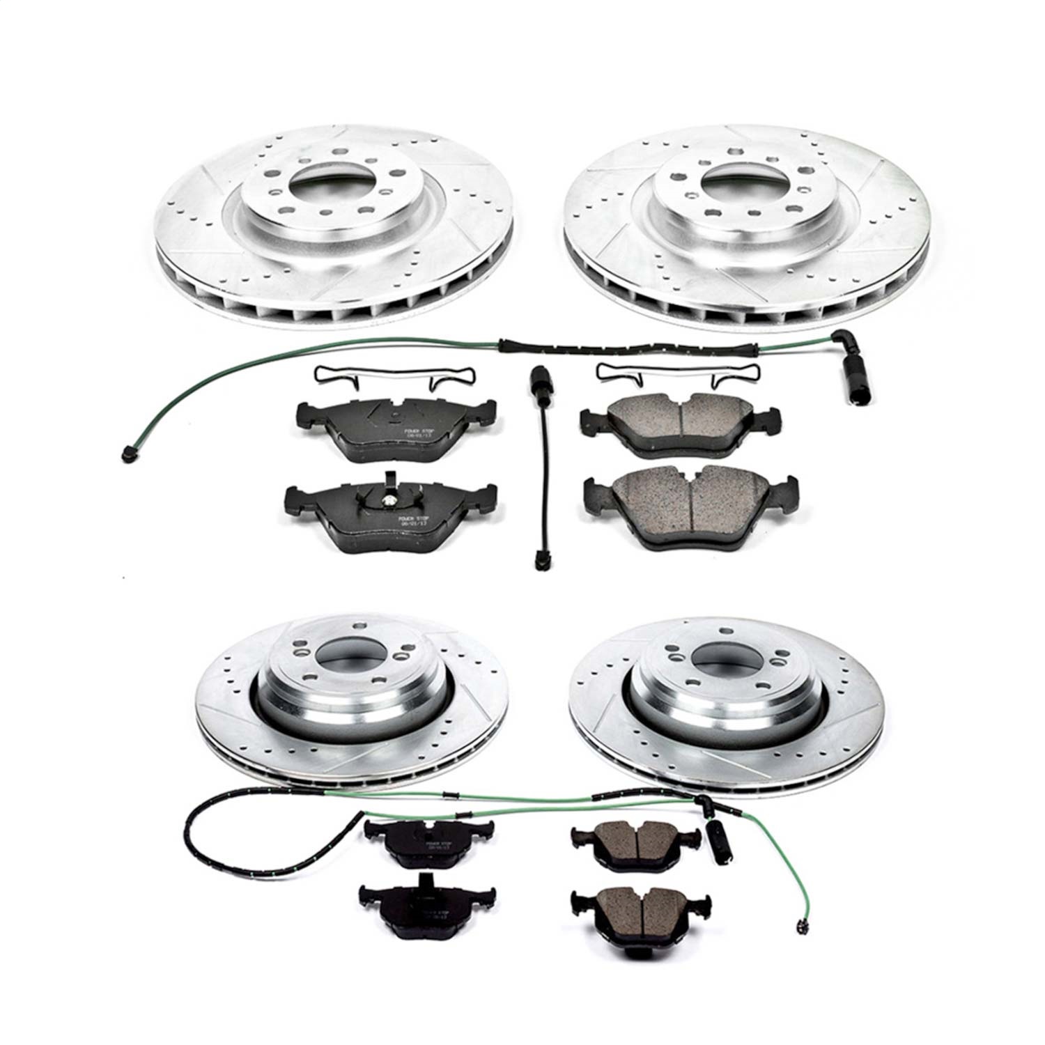 Power Stop - K5730 - Front and Rear - Disc Brake Pad and Rotor Kit