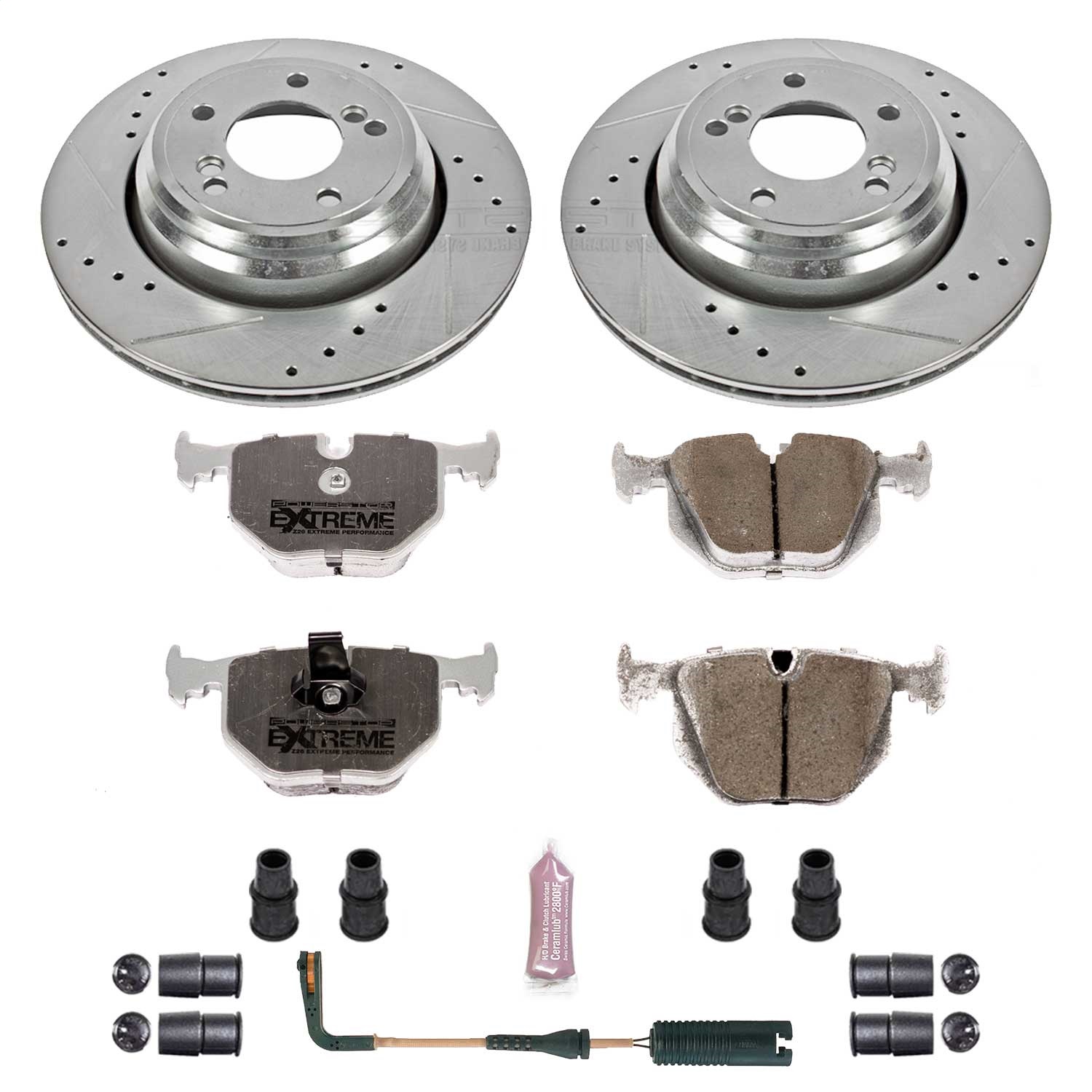 Power Stop - K5731-26 - Rear - Disc Brake Pad and Rotor Kit