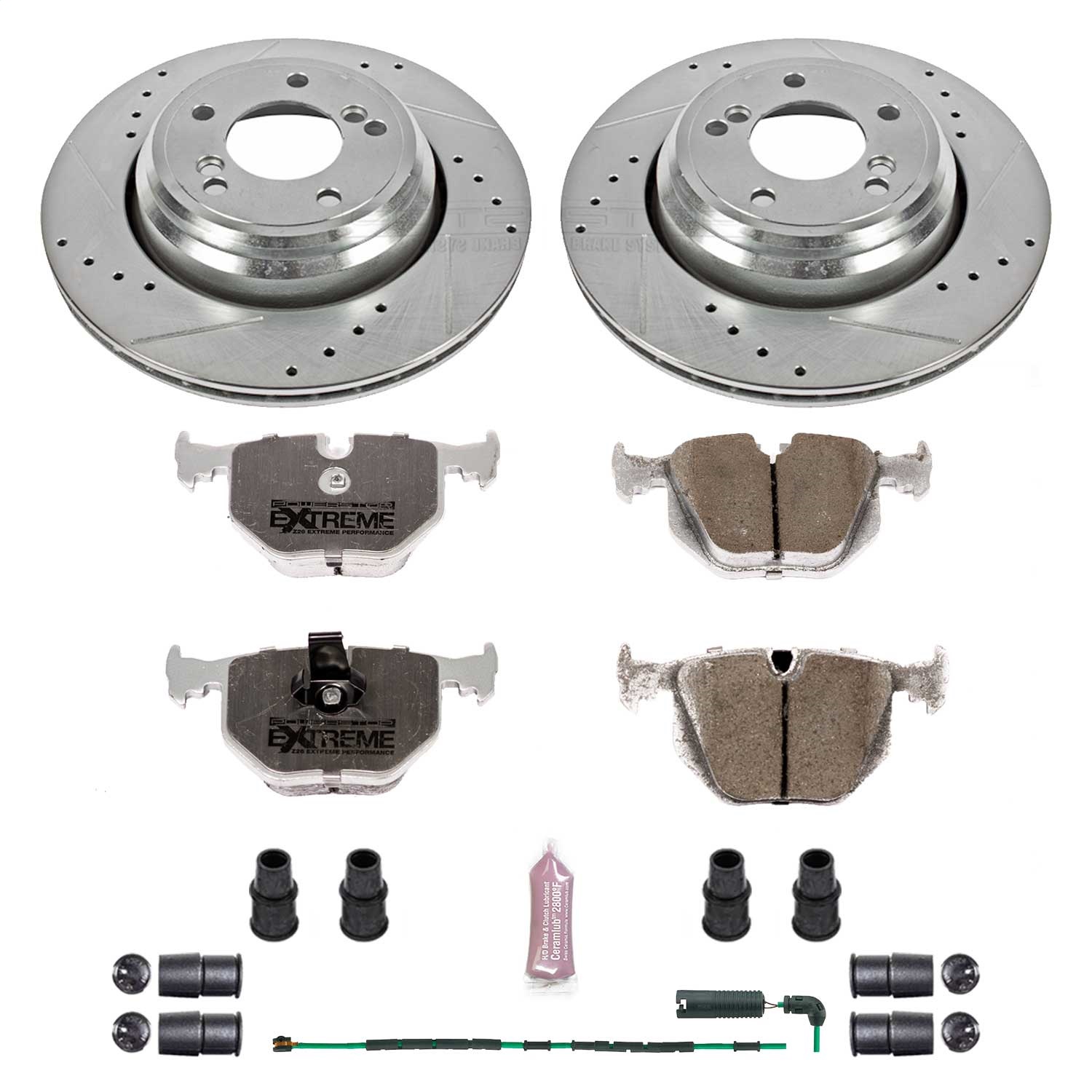 Power Stop - K5732-26 - Rear - Disc Brake Pad and Rotor Kit