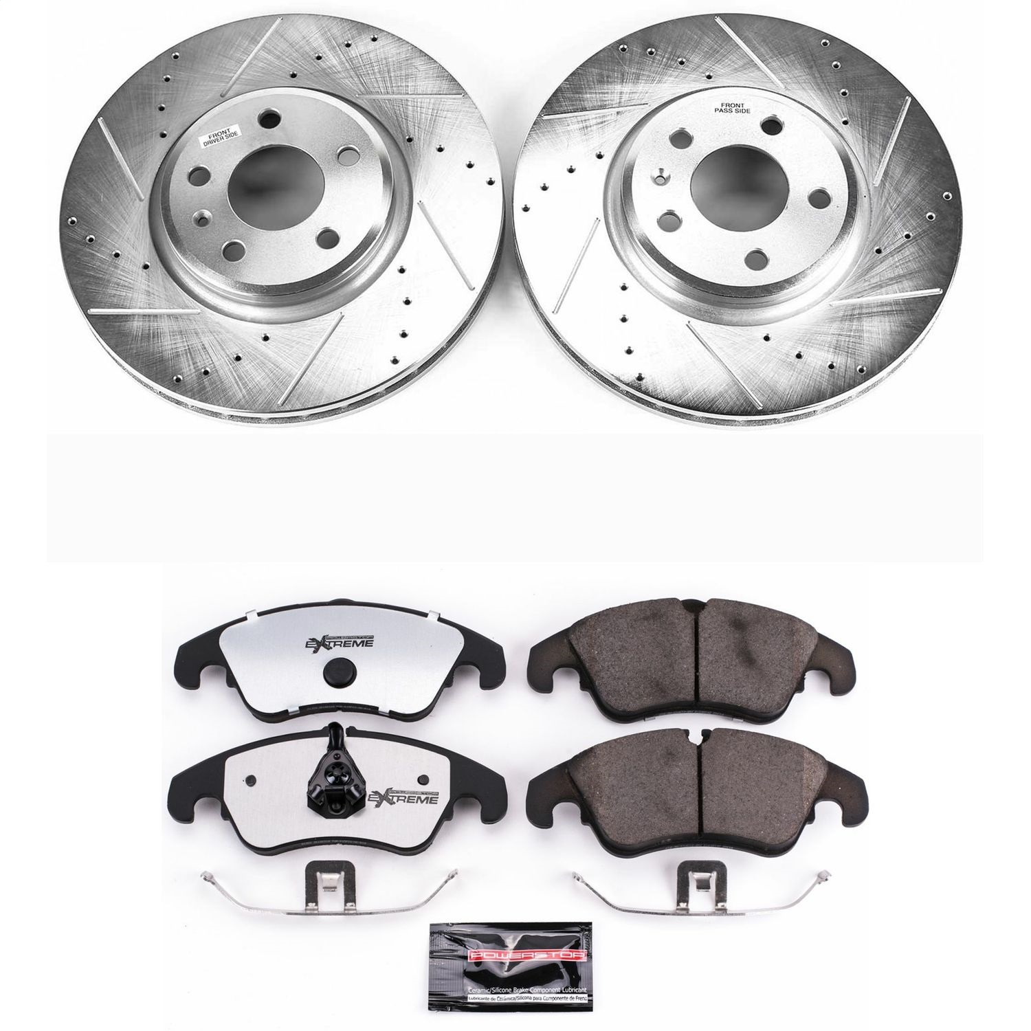 Power Stop - K5752-26 - Front - Disc Brake Pad and Rotor Kit