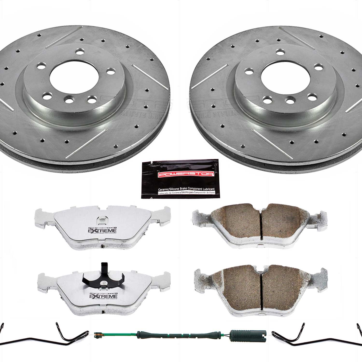 Power Stop - K582-26 - Front - Disc Brake Pad and Rotor Kit