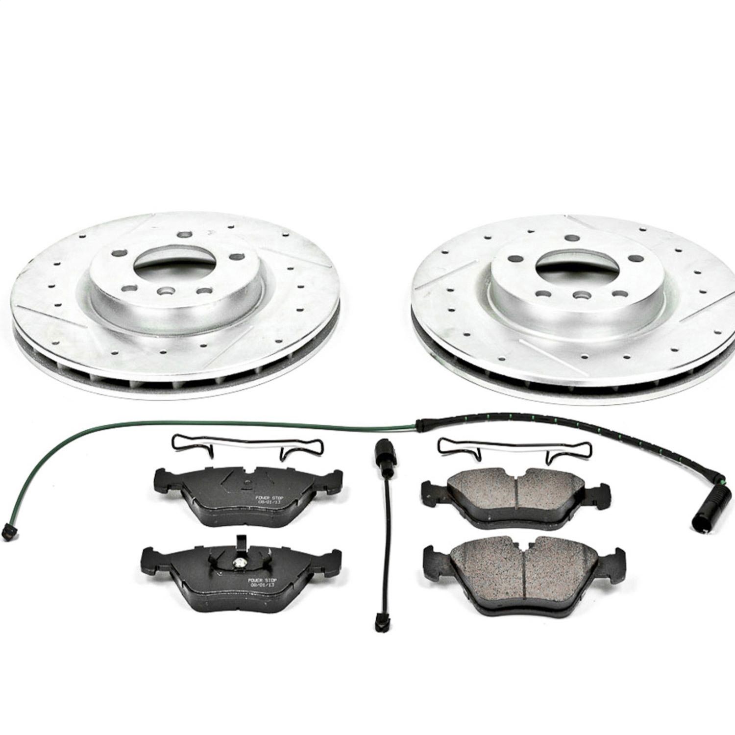 Power Stop - K582 - Front - Disc Brake Pad and Rotor Kit
