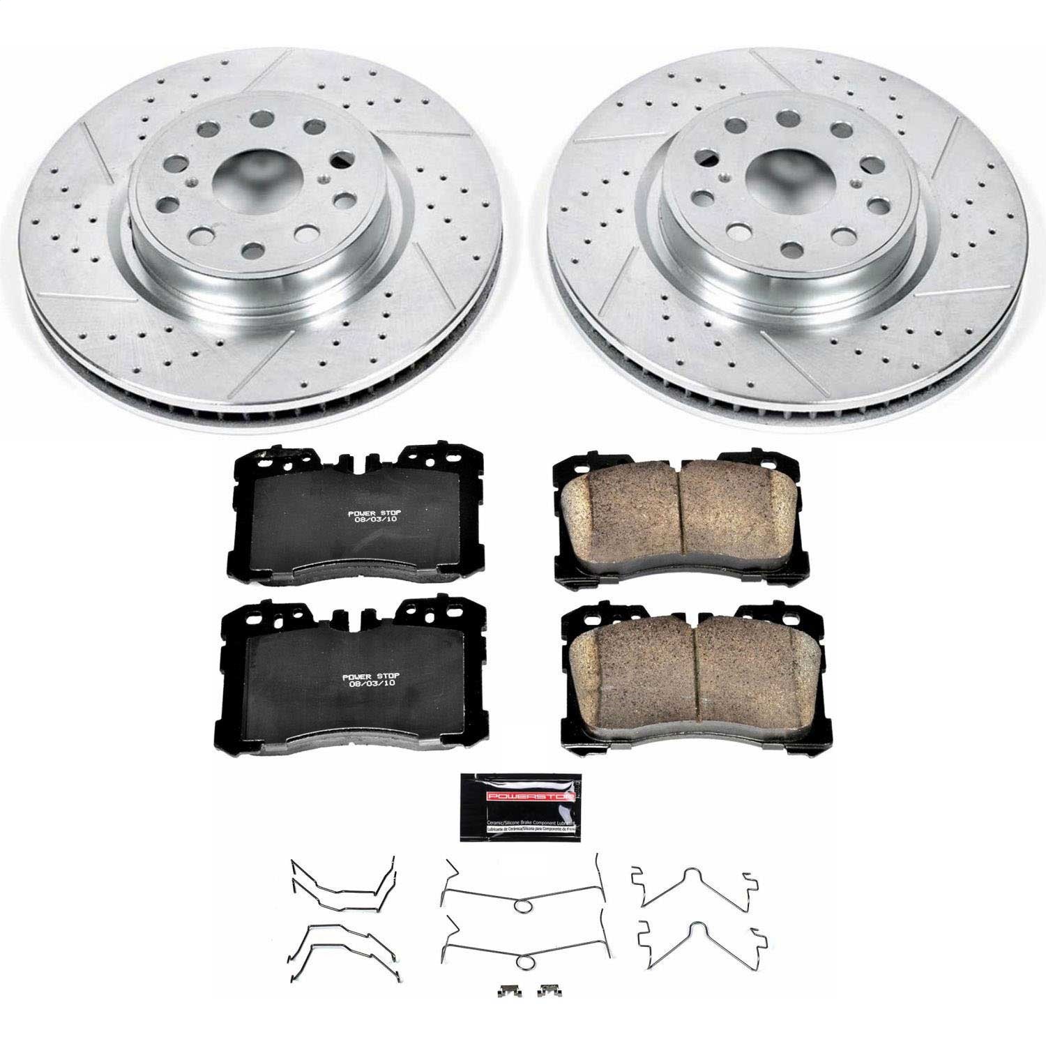 Power Stop - K5824 - Front - Disc Brake Pad and Rotor Kit